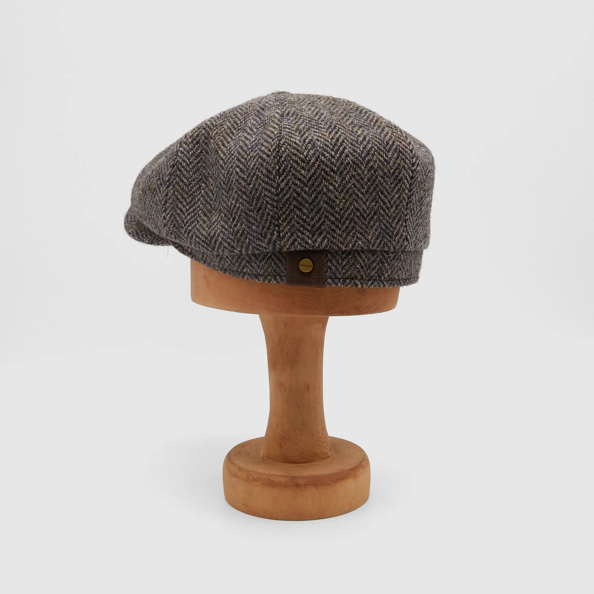 Stetson Herringbone Harris Tweed News Boy Hat sold by DeeCee style product image thumbnail 3