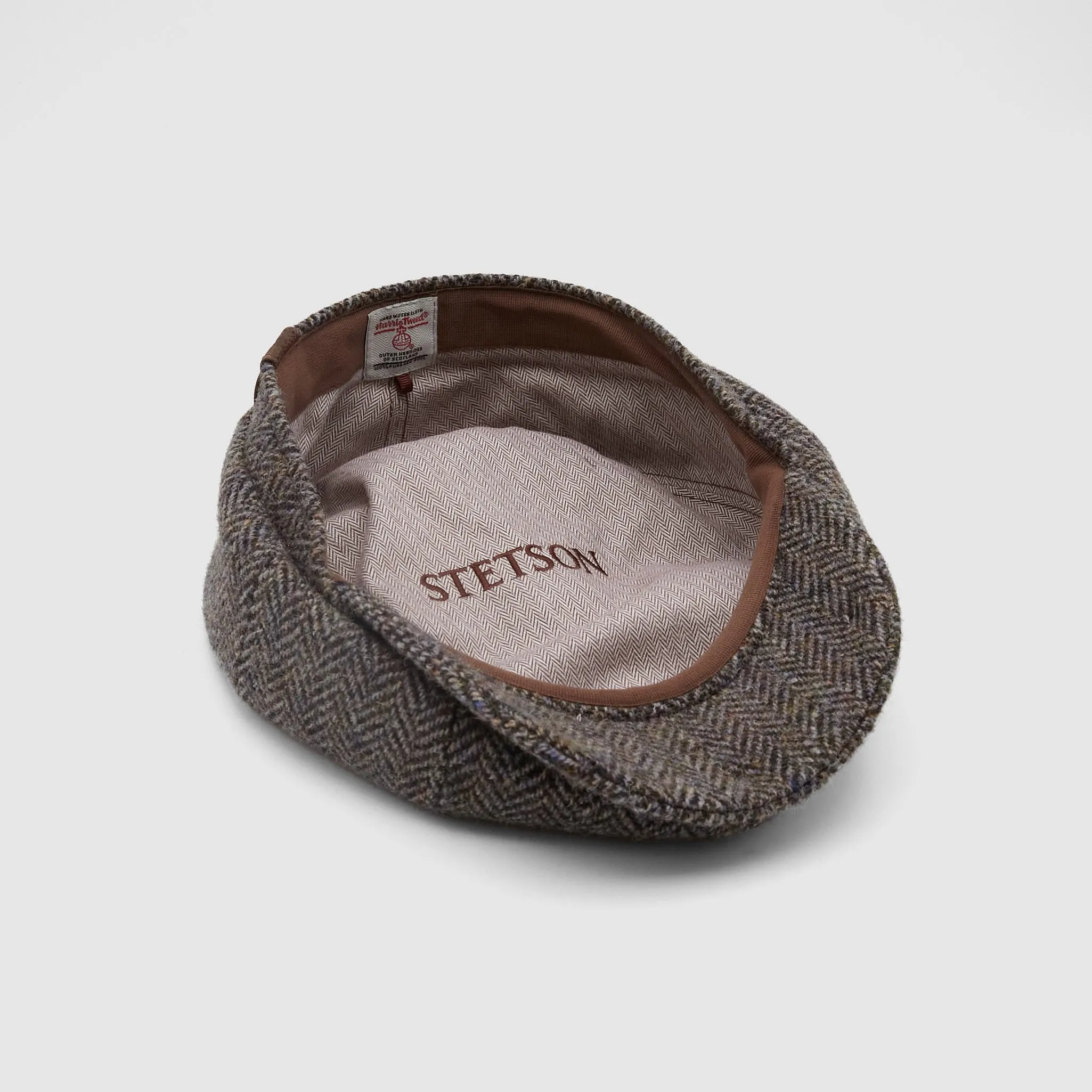 Stetson Herringbone Harris Tweed News Boy Hat sold by DeeCee style product image thumbnail 4