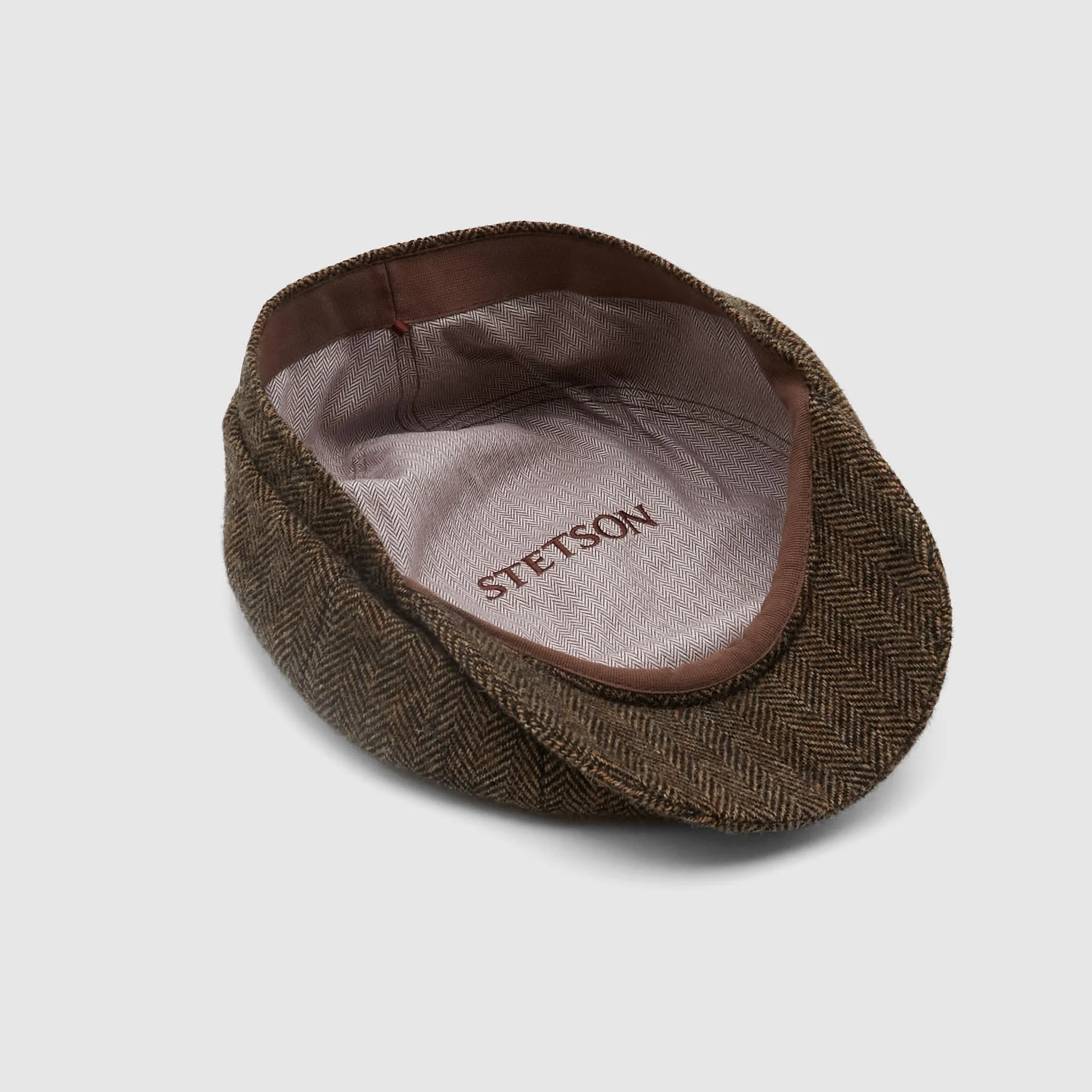 Stetson Herringbone Wool News Boy Hat sold by DeeCee style product image thumbnail 4