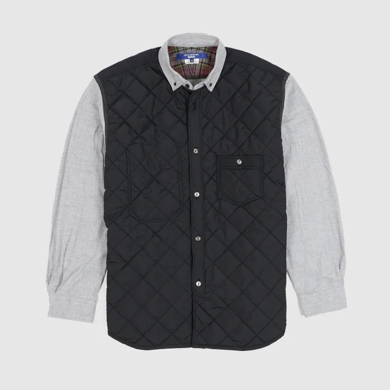 Junya Watanabe MAN Front Quilted Overshirt sold by DeeCee style