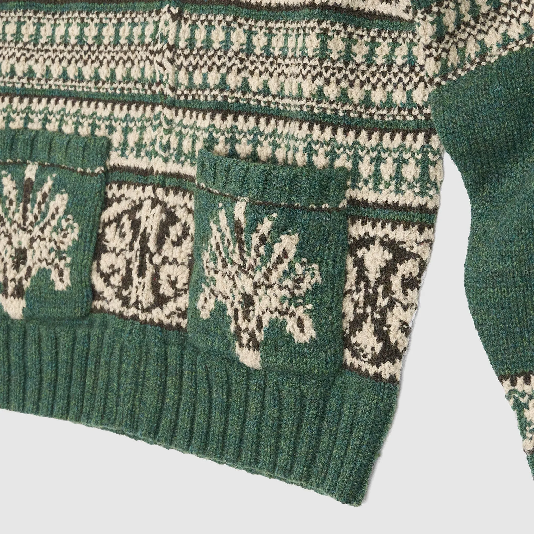 Double RL Genderless Knitted Full Zip Shawl Cardigan sold by DeeCee style product image thumbnail 5