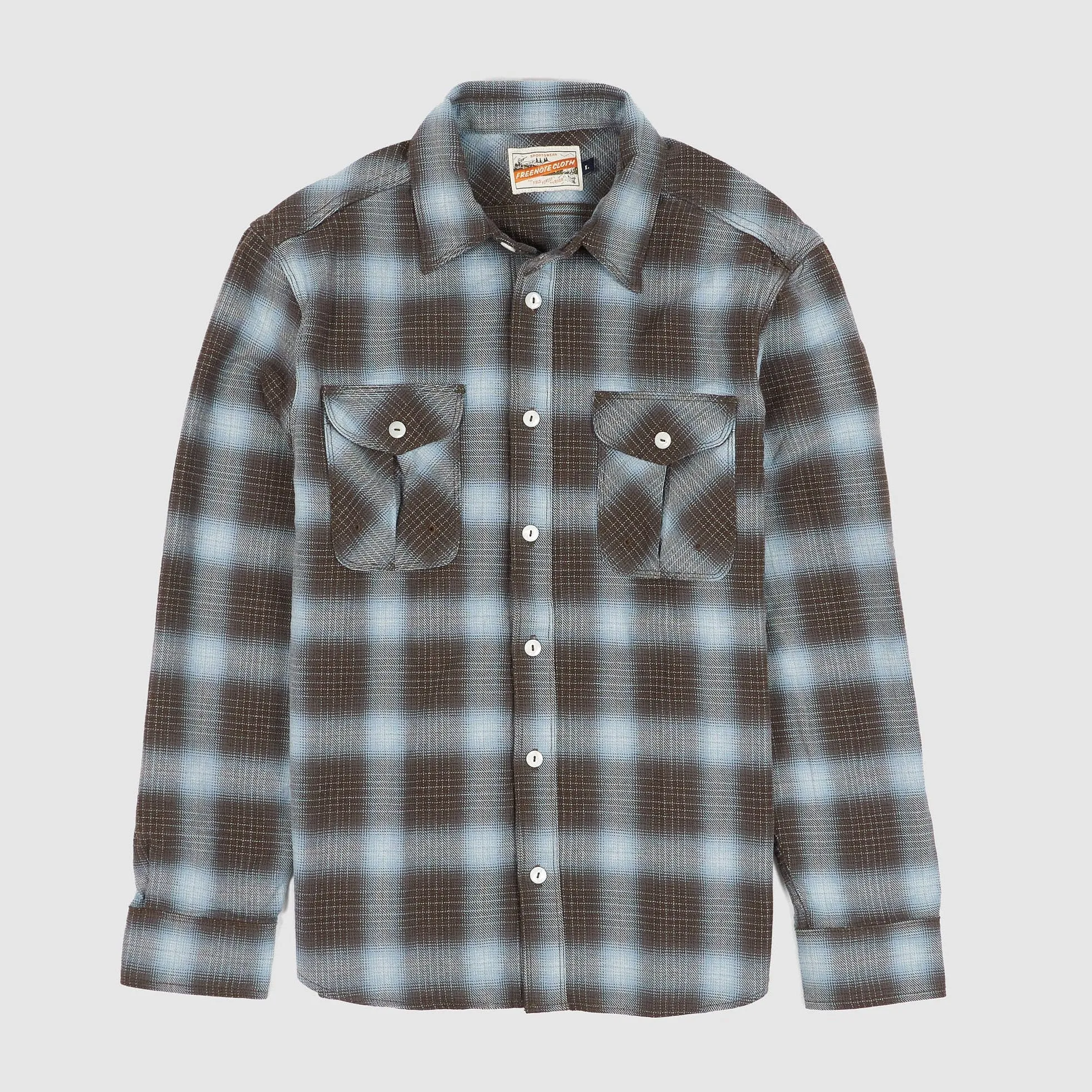 Freenote Blue Plaid Shirt sold by DeeCee style