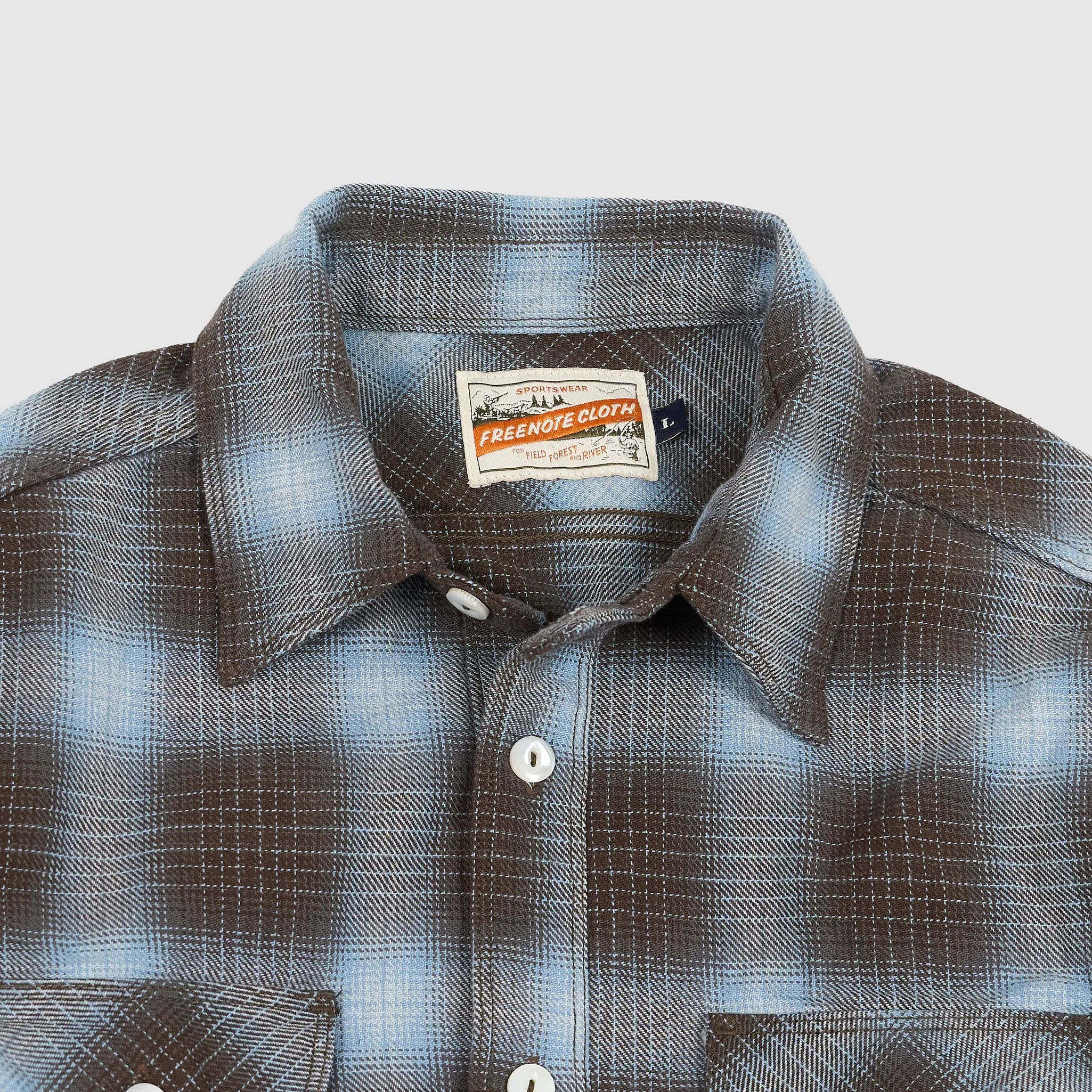 Freenote Blue Plaid Shirt sold by DeeCee style product image thumbnail 2