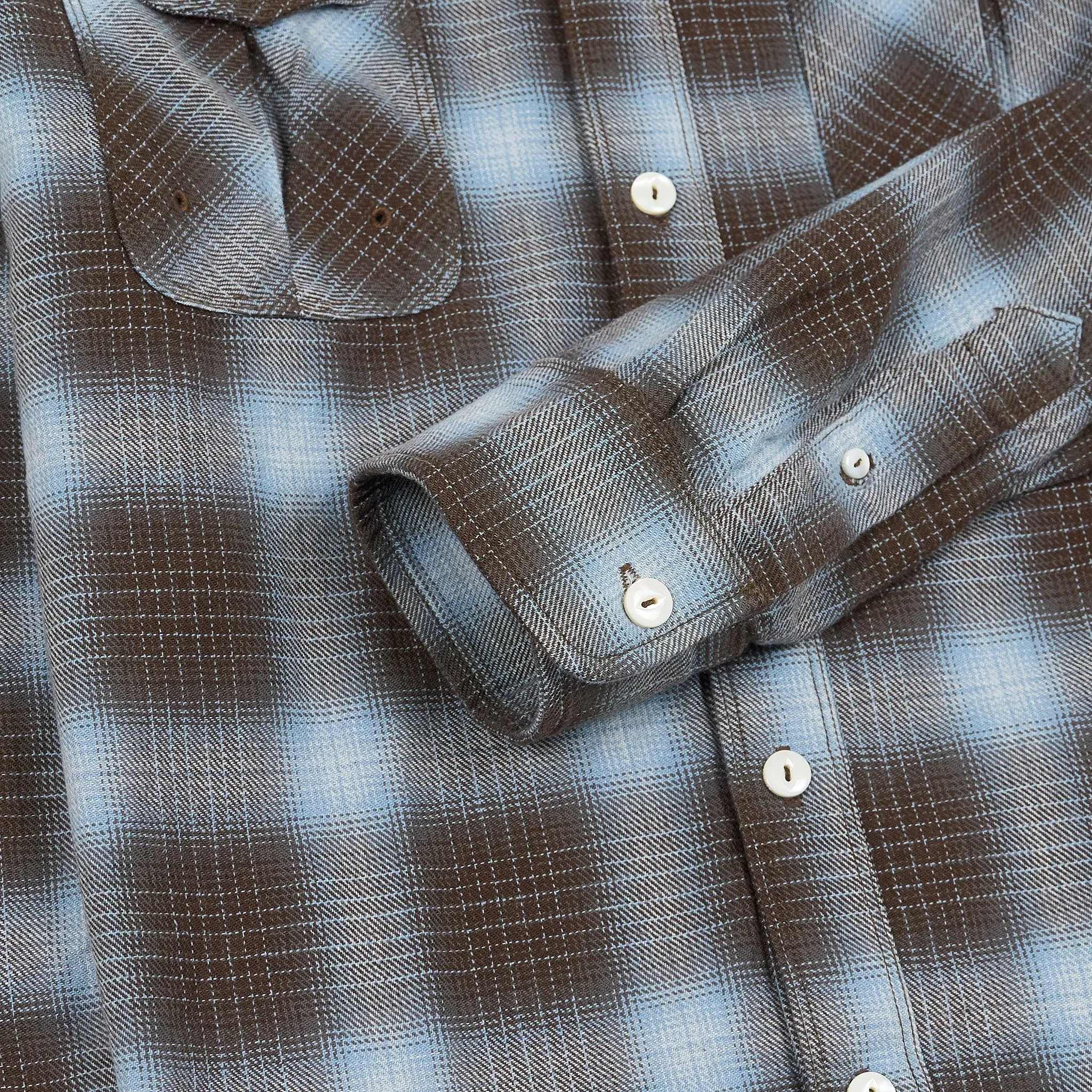 Freenote Blue Plaid Shirt sold by DeeCee style product image thumbnail 5