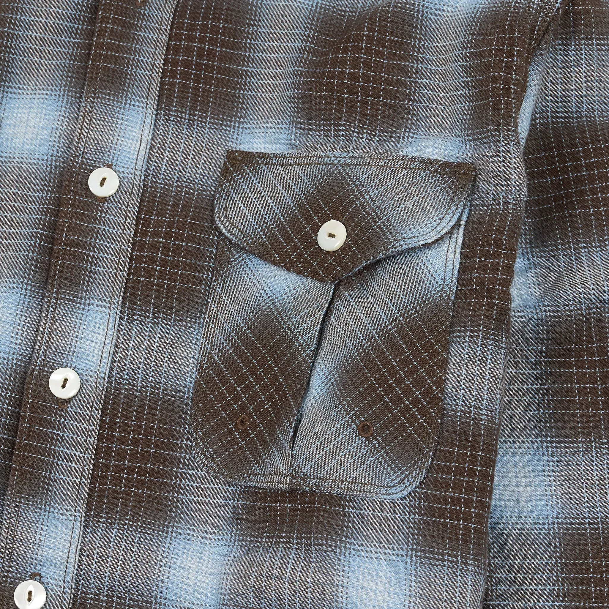 Freenote Blue Plaid Shirt sold by DeeCee style product image thumbnail 4