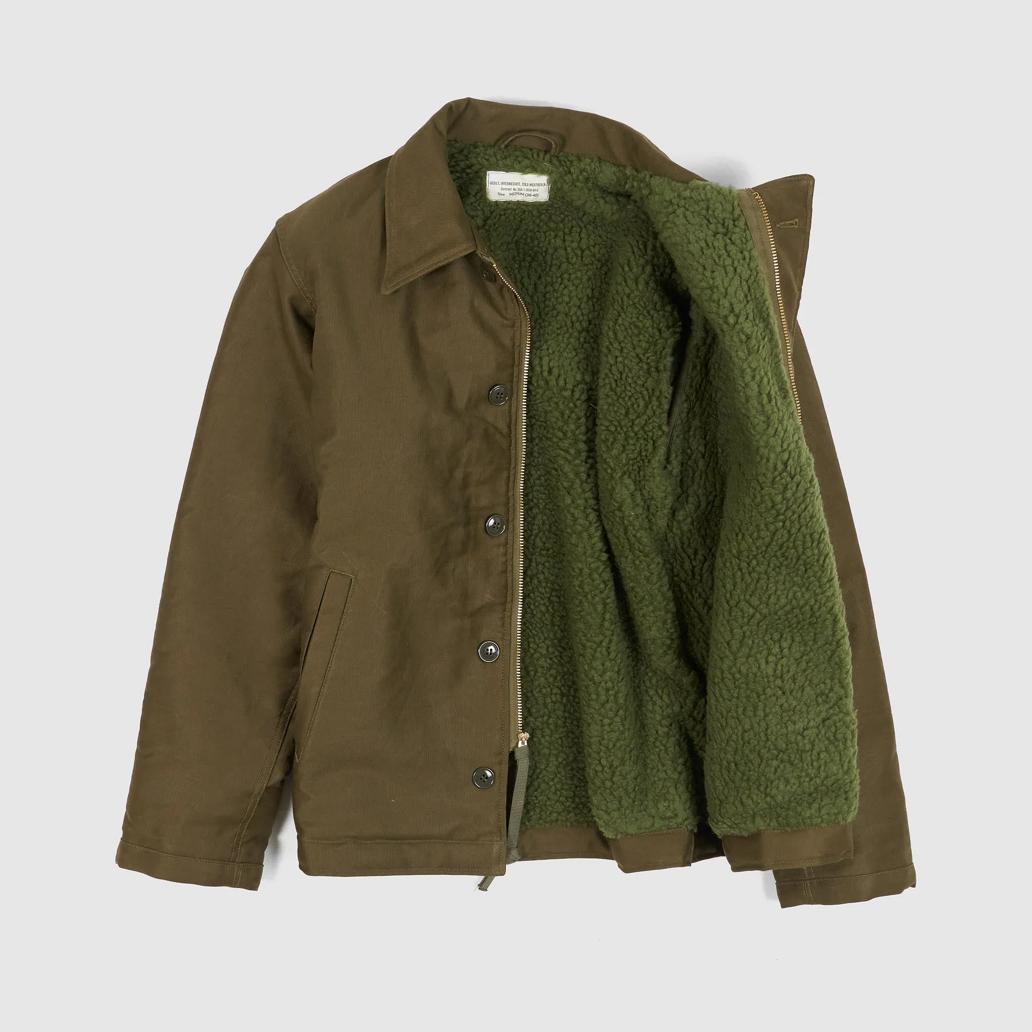 Buzz Rickson's A-2 Jungle Cloth Deck Jacket sold by DeeCee style product image thumbnail 2