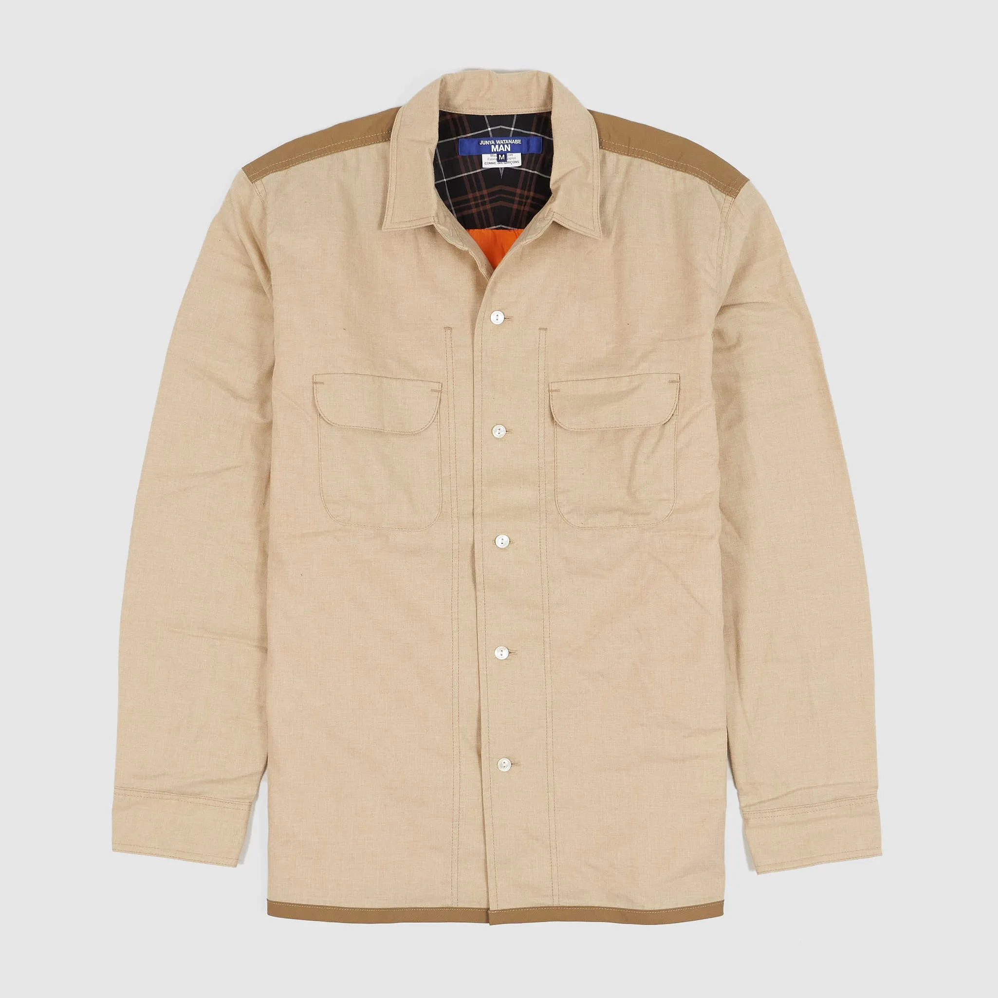 Junya Watanabe MAN Quilted Overshirt sold by DeeCee style