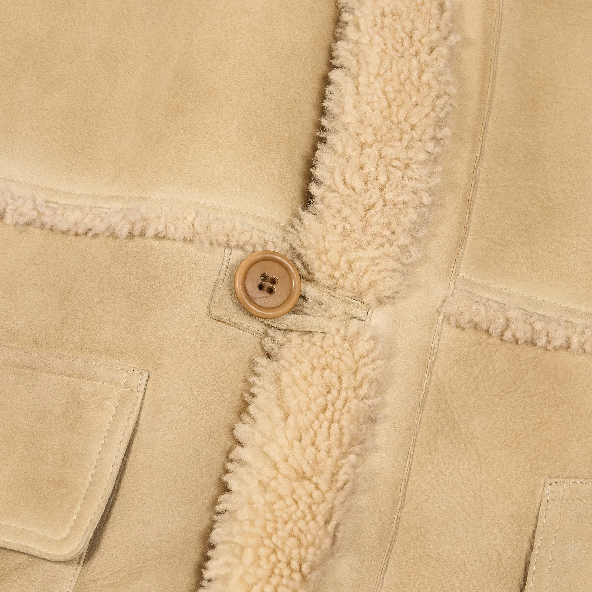 Double RL Mid -Length Shearling Coat sold by DeeCee style product image thumbnail 5