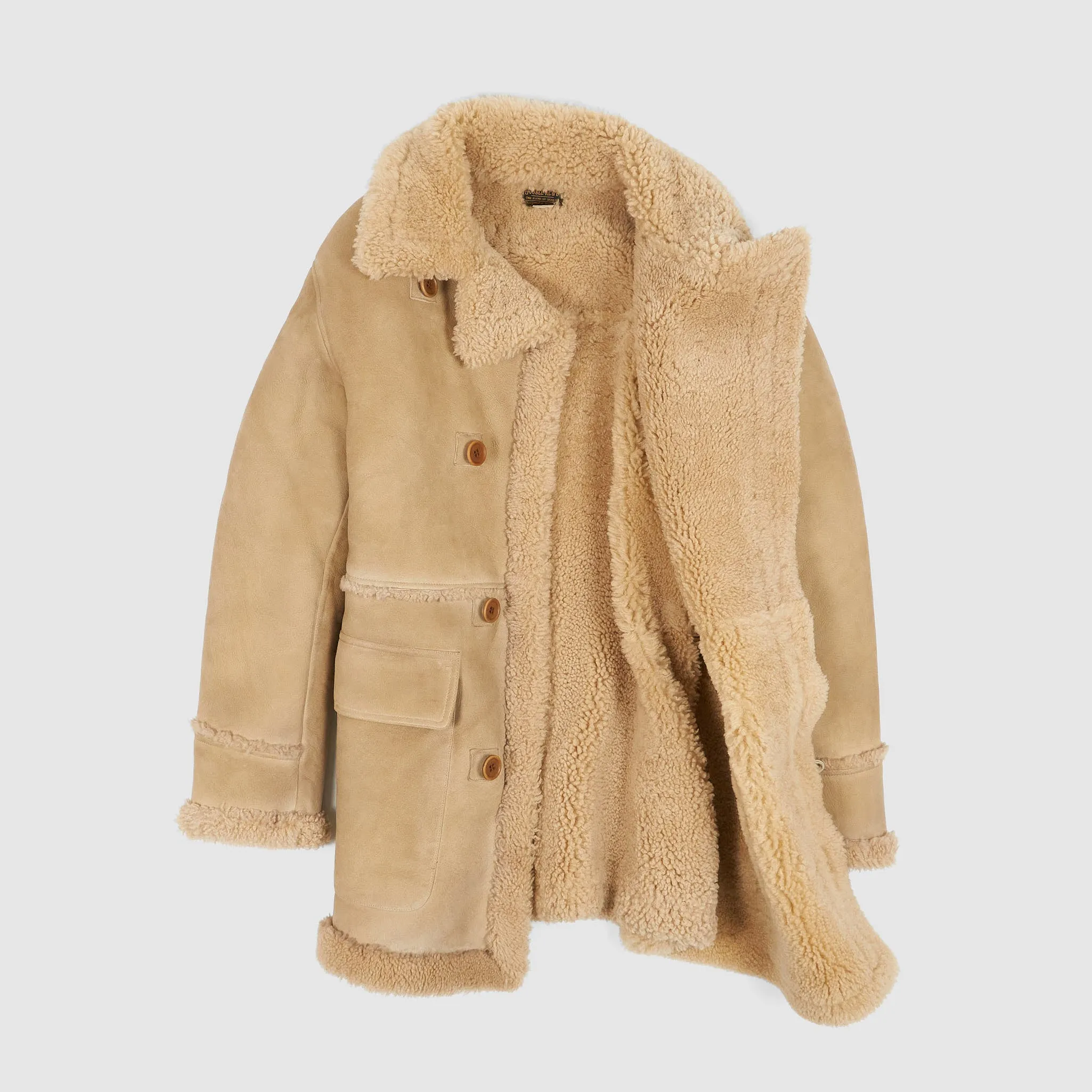 Double RL Mid -Length Shearling Coat sold by DeeCee style product image thumbnail 2