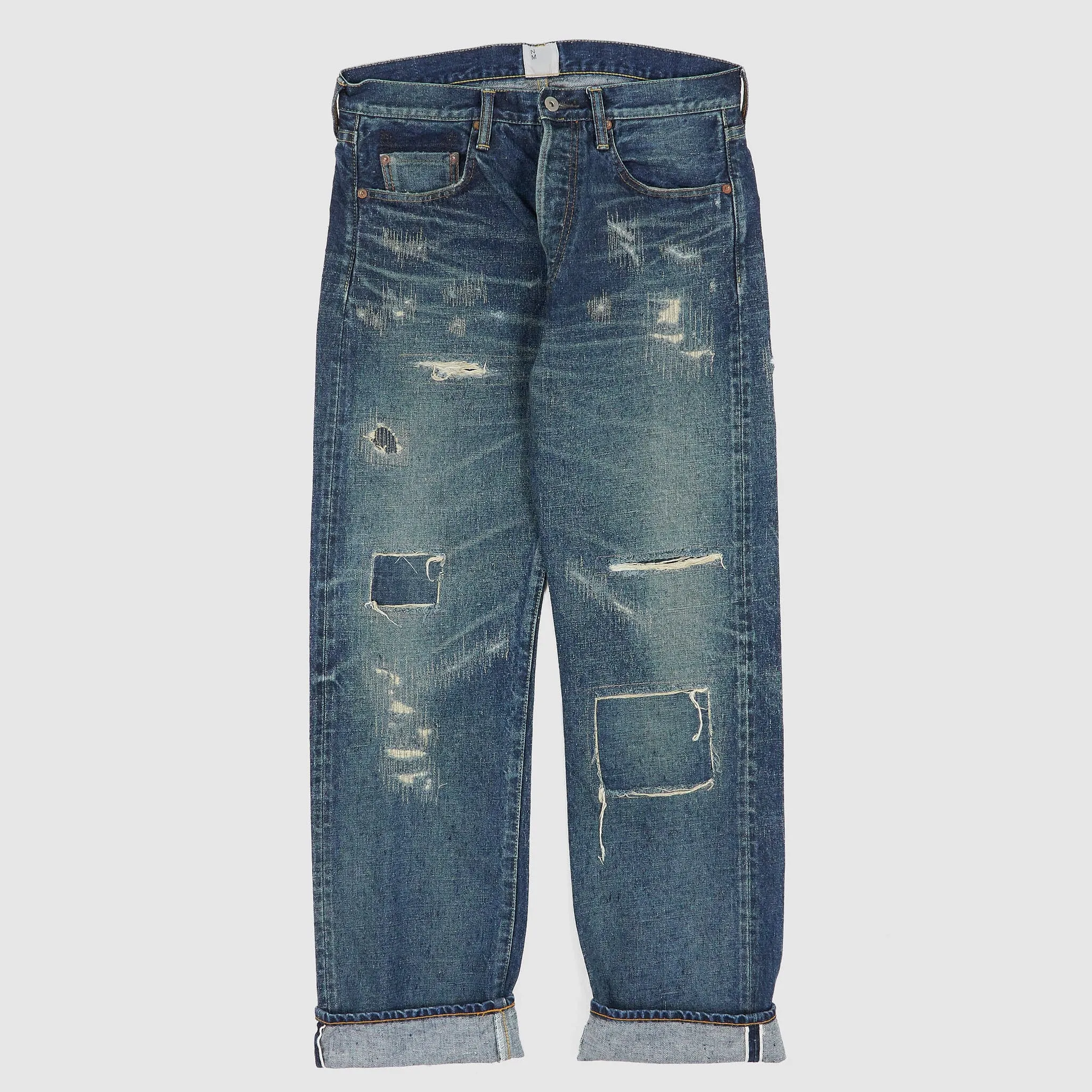 Junya Watanabe MAN x New Manual Repaired 5 Pocket Jeans sold by DeeCee style