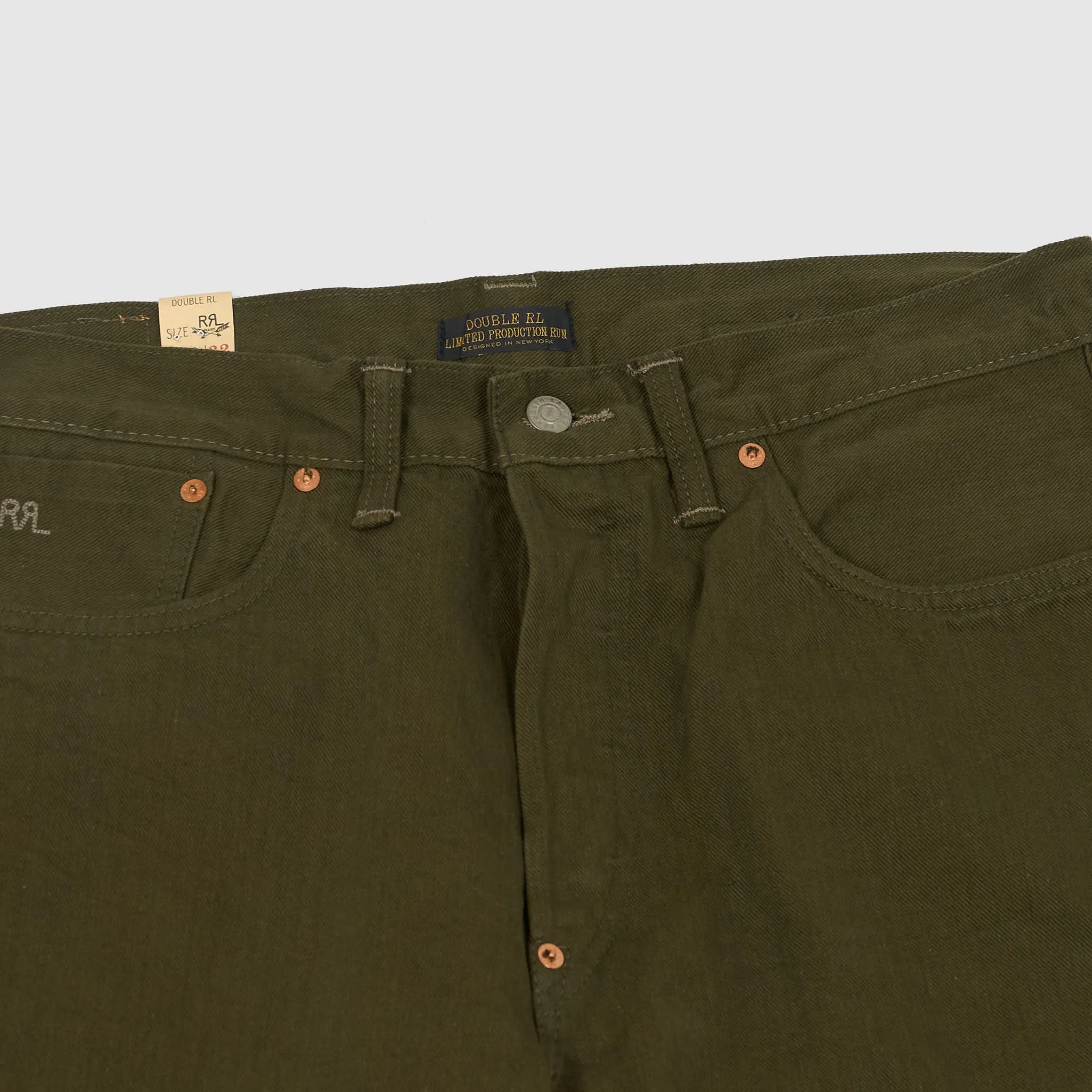 Double RL 5-Pocket 1938 Buckleback Straight Leg Limited Edition Denim Jeans sold by DeeCee style product image thumbnail 5