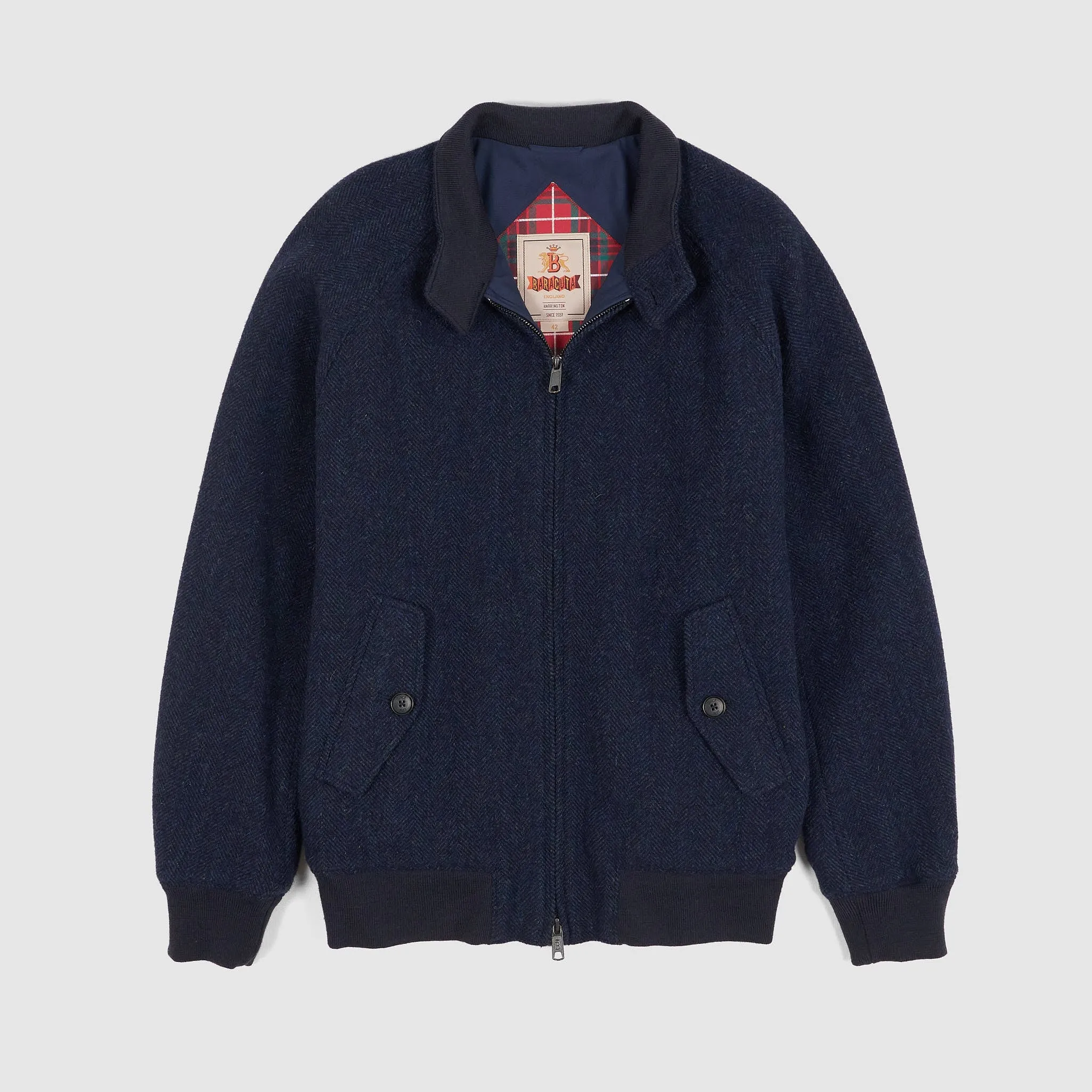 Baracuta G9 Wool Herringbone Jacket sold by DeeCee style