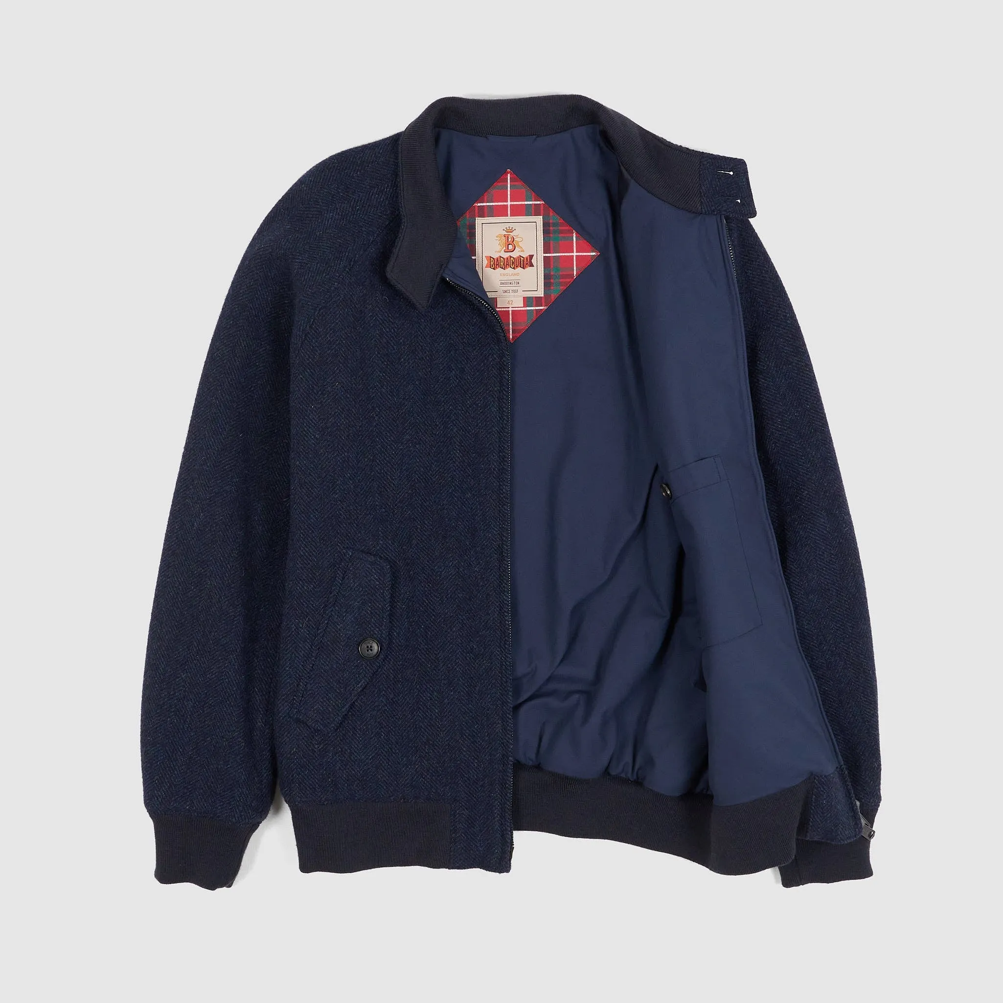 Baracuta G9 Wool Herringbone Jacket sold by DeeCee style product image thumbnail 2