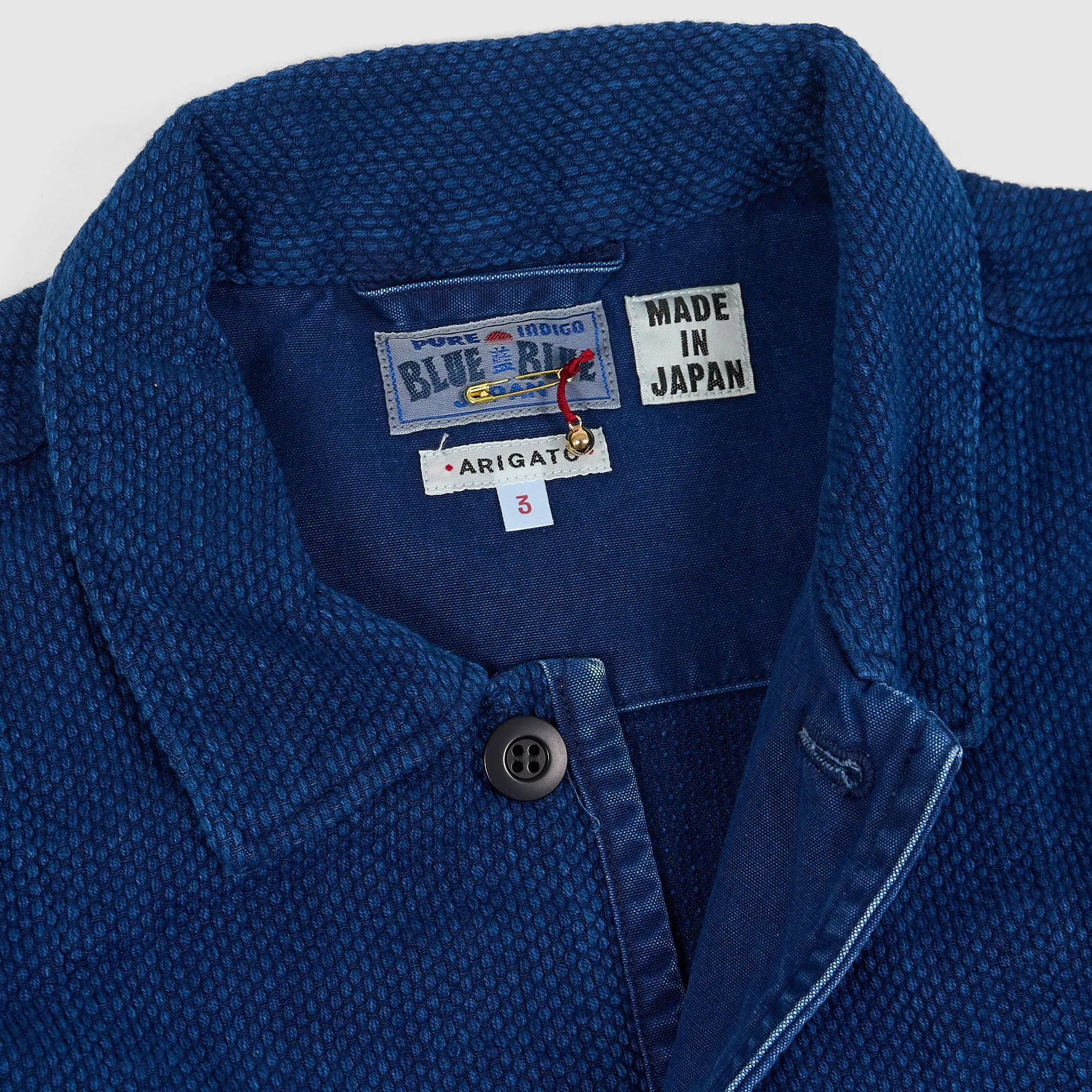 Blue Blue Japan Kasezome Sashiko Fatigue Overshirt Jacket sold by DeeCee style product image thumbnail 4