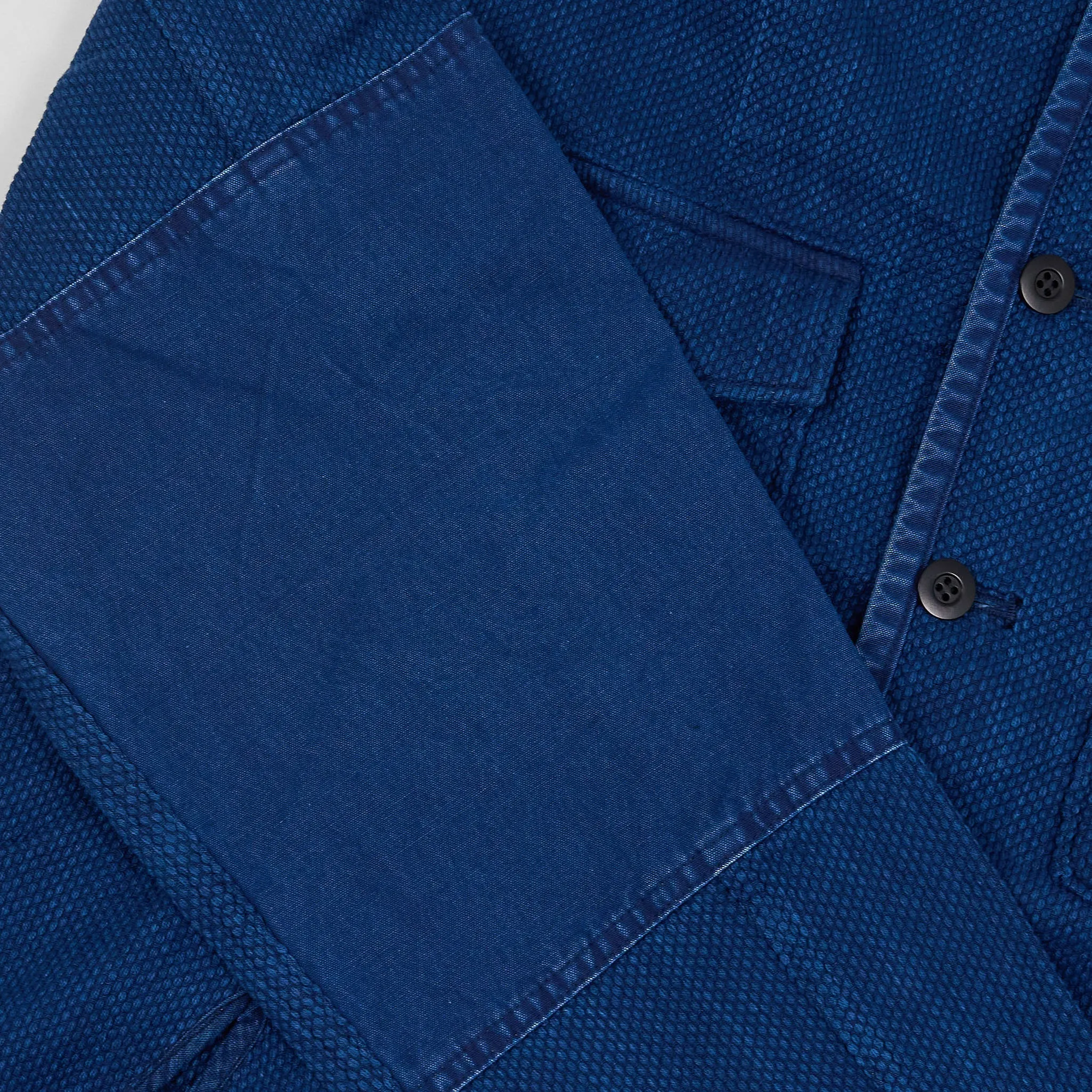 Blue Blue Japan Kasezome Sashiko Fatigue Overshirt Jacket sold by DeeCee style product image thumbnail 5