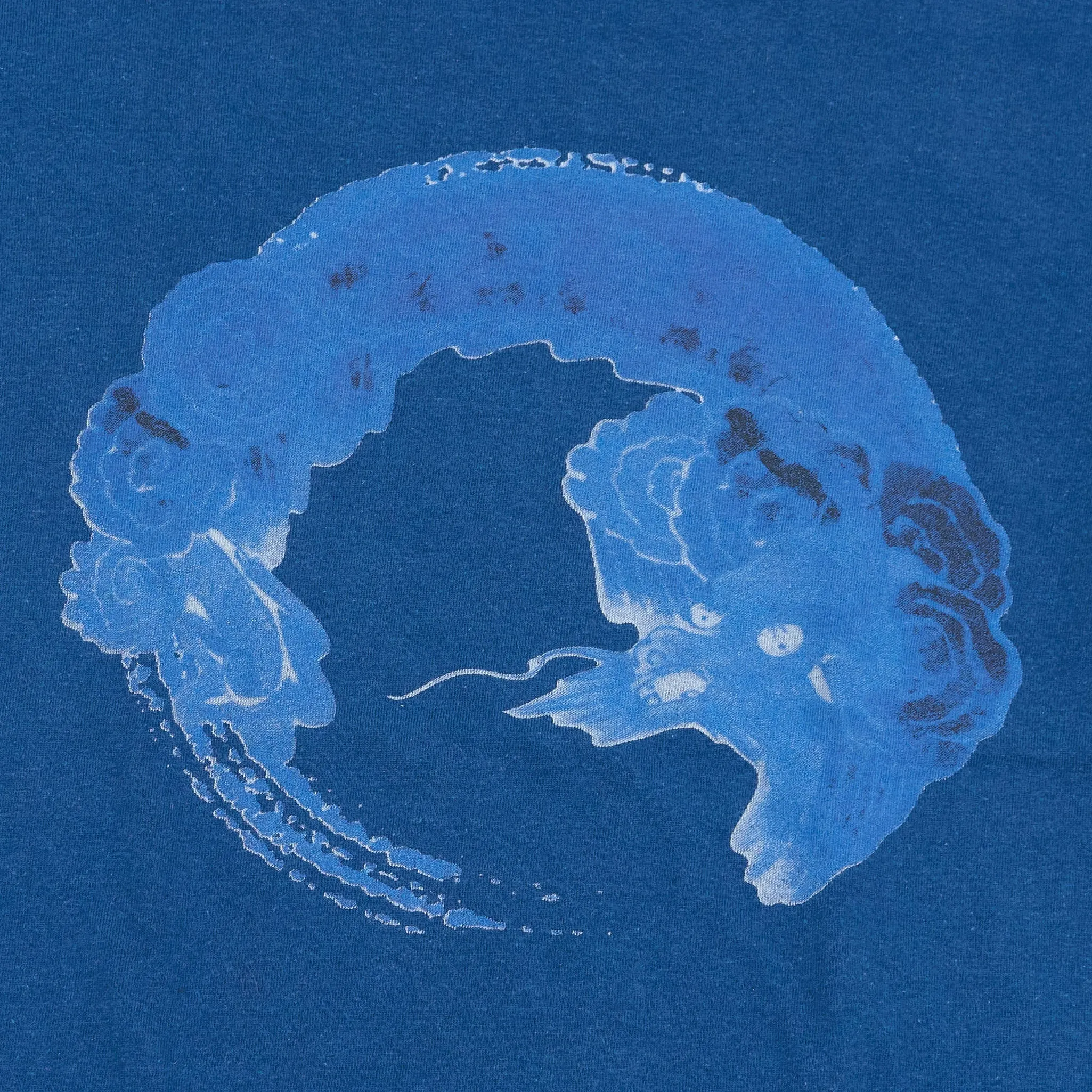 Blue Blue Japan Indigo Dragon Crew Neck T-Shirt for Ladies and Men sold by DeeCee style product image thumbnail 2