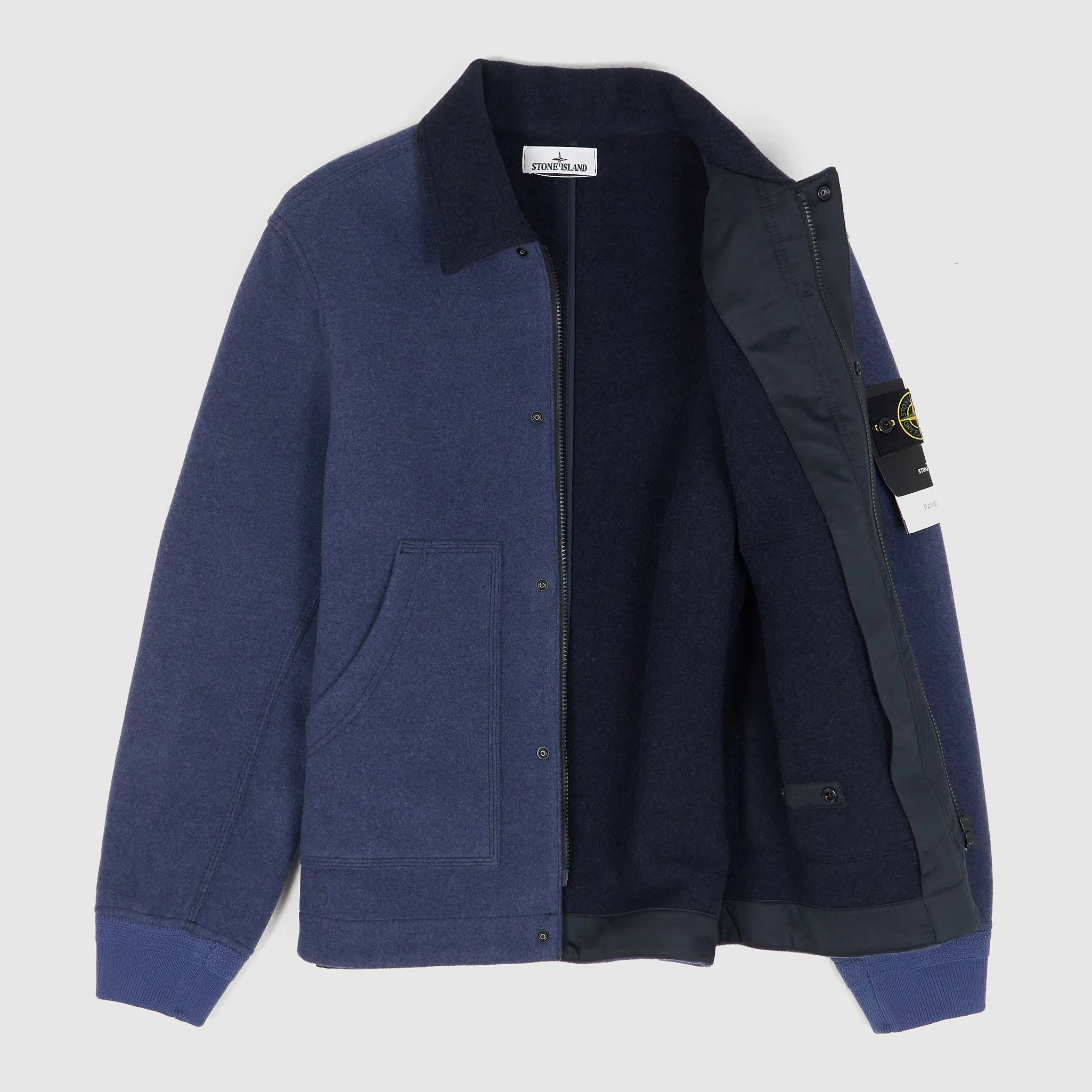 Stone Island Full Zip Wool Workwear Jacket sold by DeeCee style product image thumbnail 2