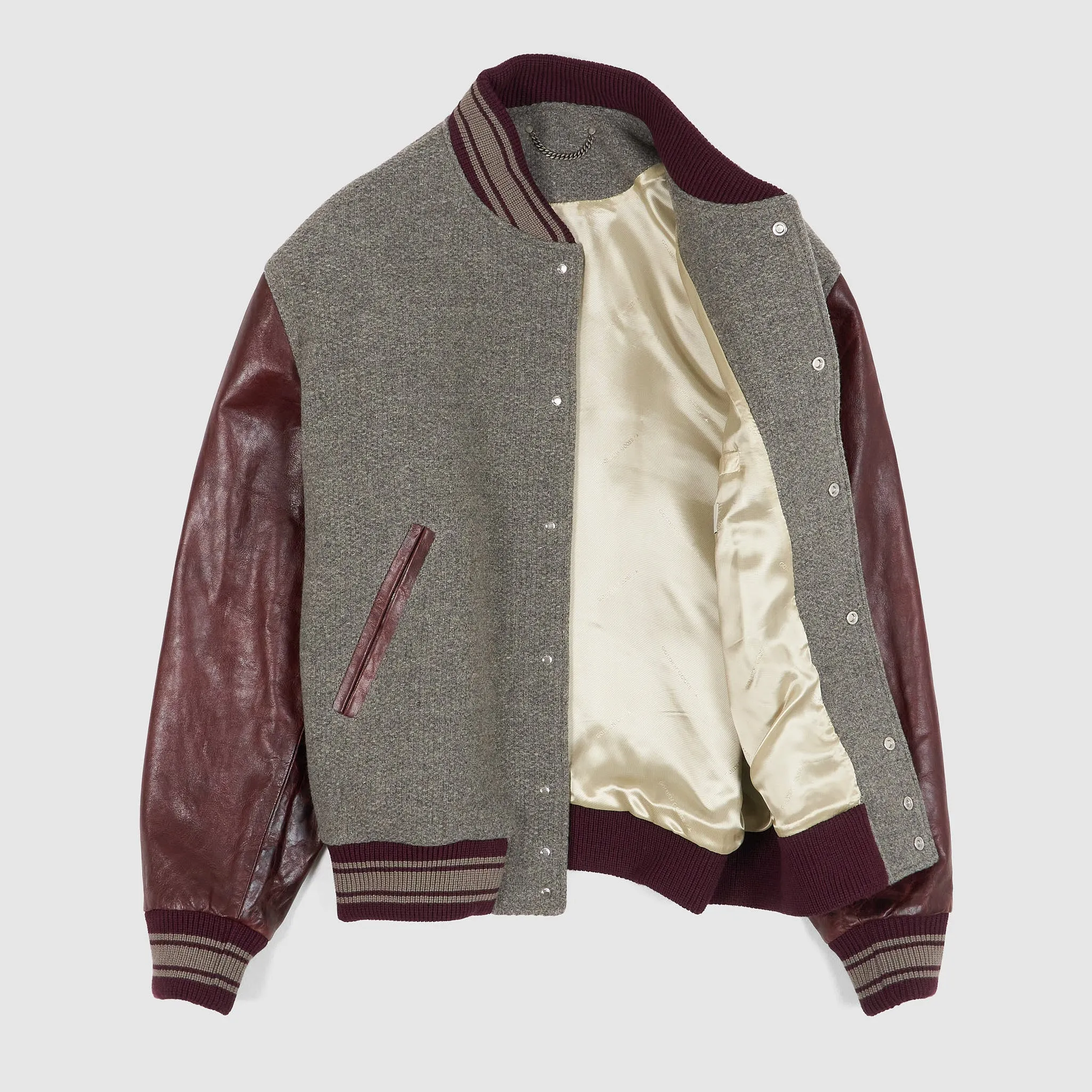 Golden Goose Journey Leather Sleeves Bomber Jacket sold by DeeCee style product image thumbnail 2