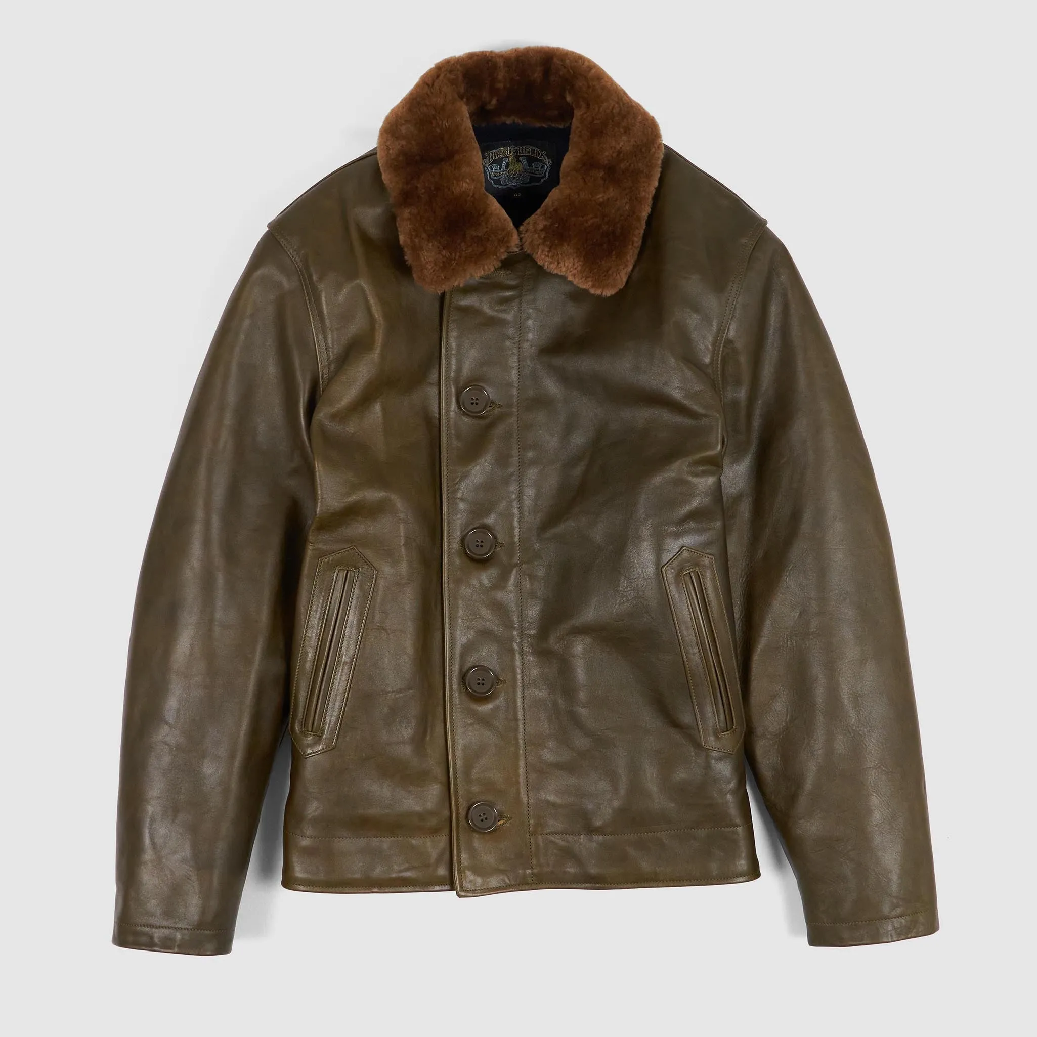 Double Helix Type N1 Leather Deck Jacket sold by DeeCee style