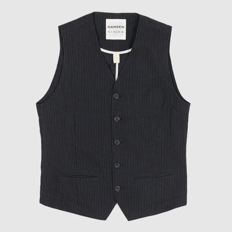 Hansen Daniel Pinstripe Classic Vest sold by DeeCee style
