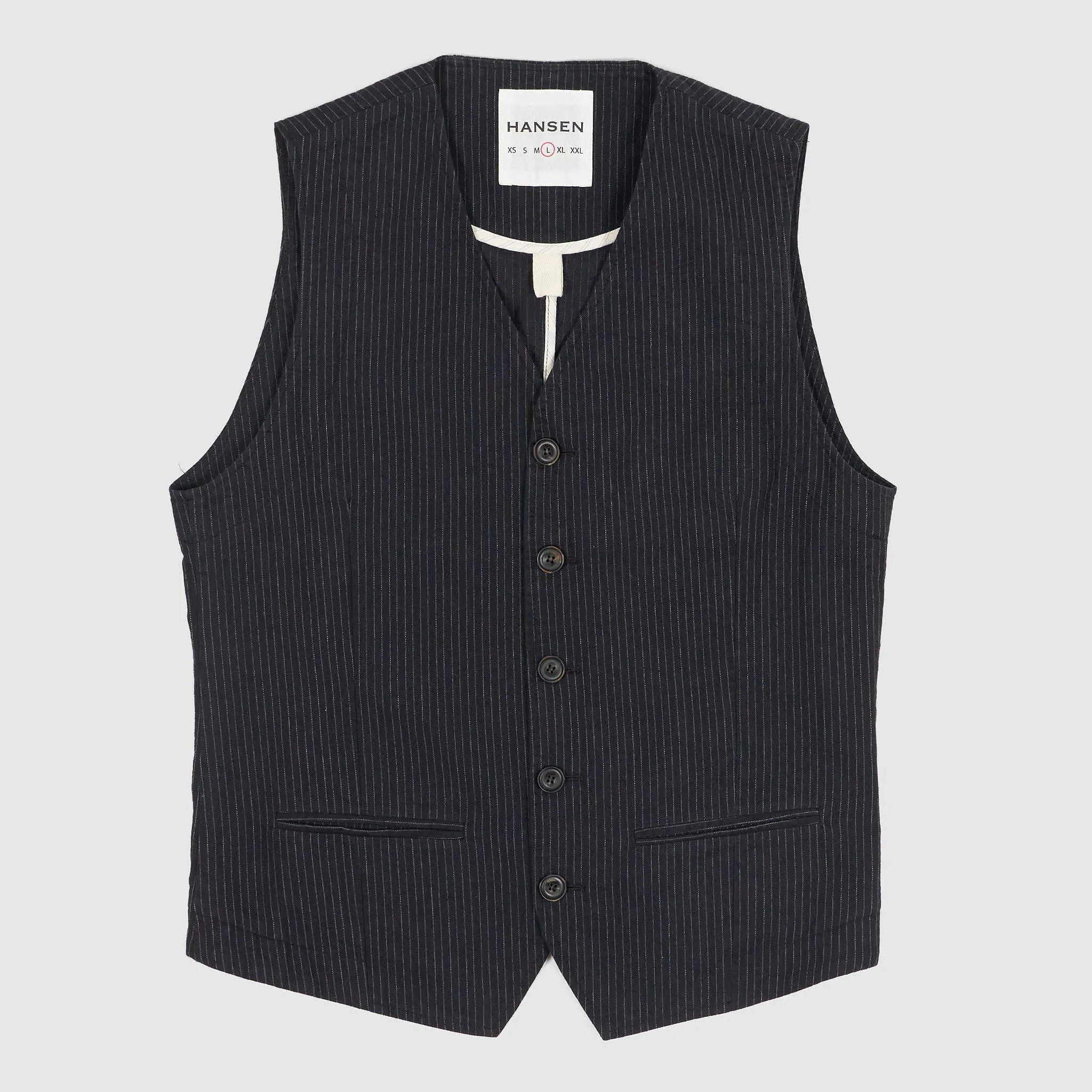 Hansen Daniel Pinstripe Classic Vest sold by DeeCee style
