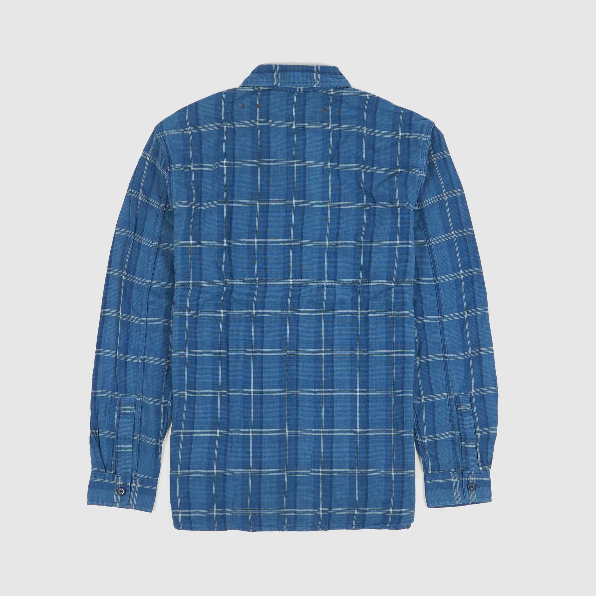 Double RL Indigo Plaid Doubleface Shirt sold by DeeCee style product image thumbnail 3