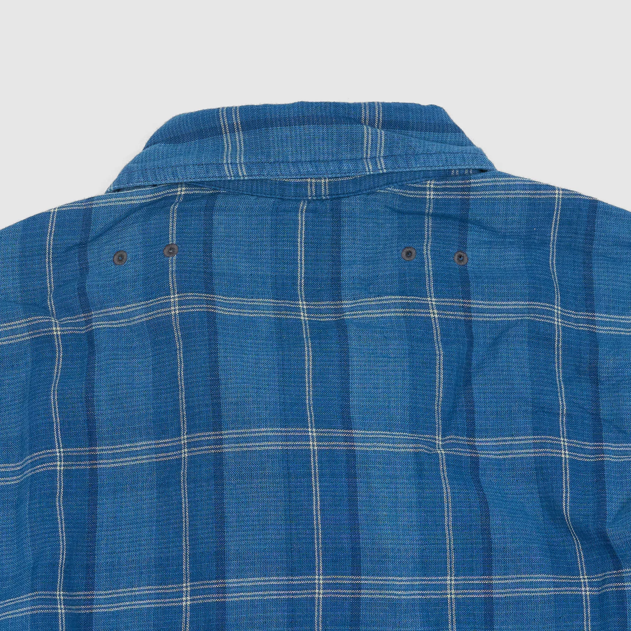 Double RL Indigo Plaid Doubleface Shirt sold by DeeCee style product image thumbnail 4