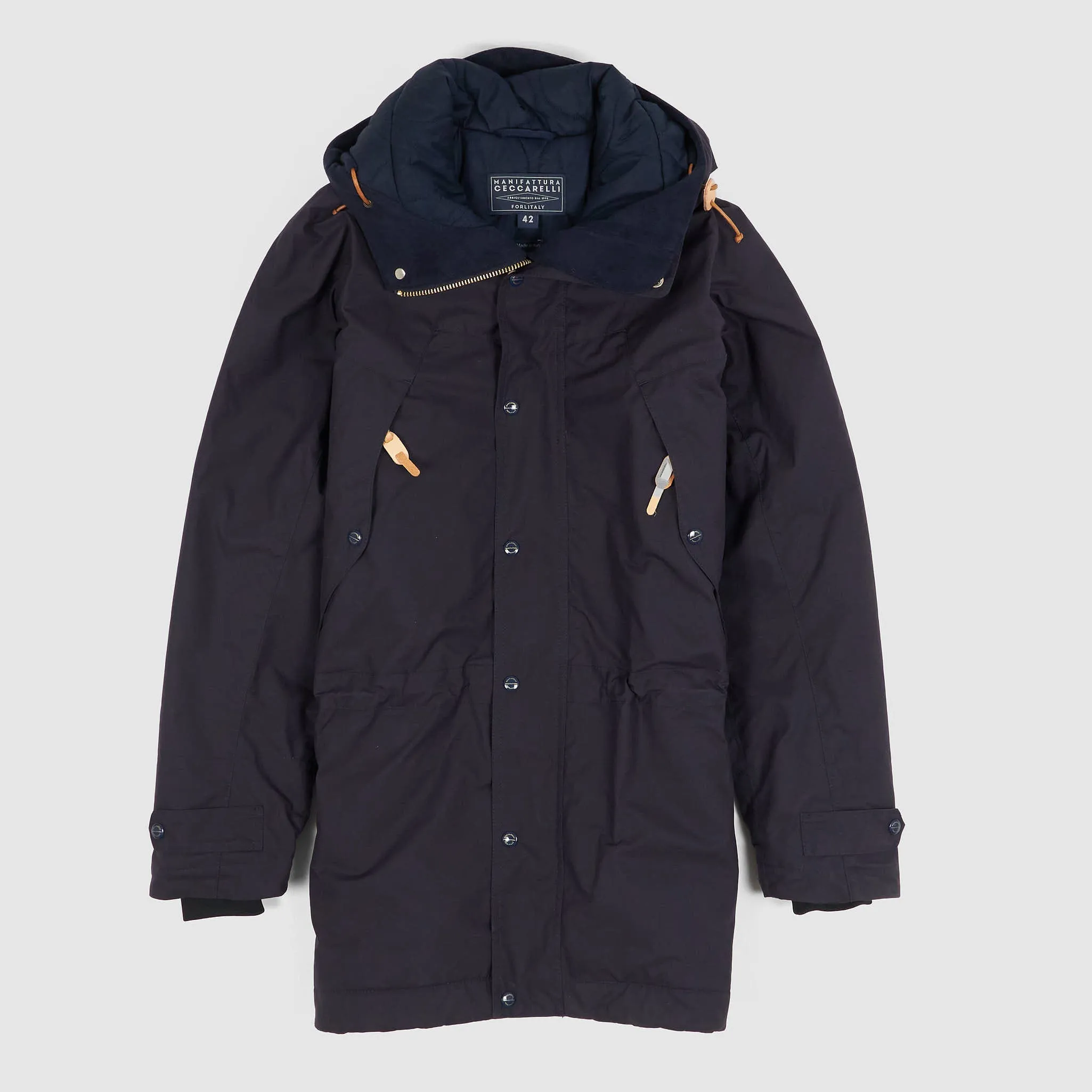 Manifattura Ceccarelli Moutain Parka Waxed Coated Fabric sold by DeeCee style