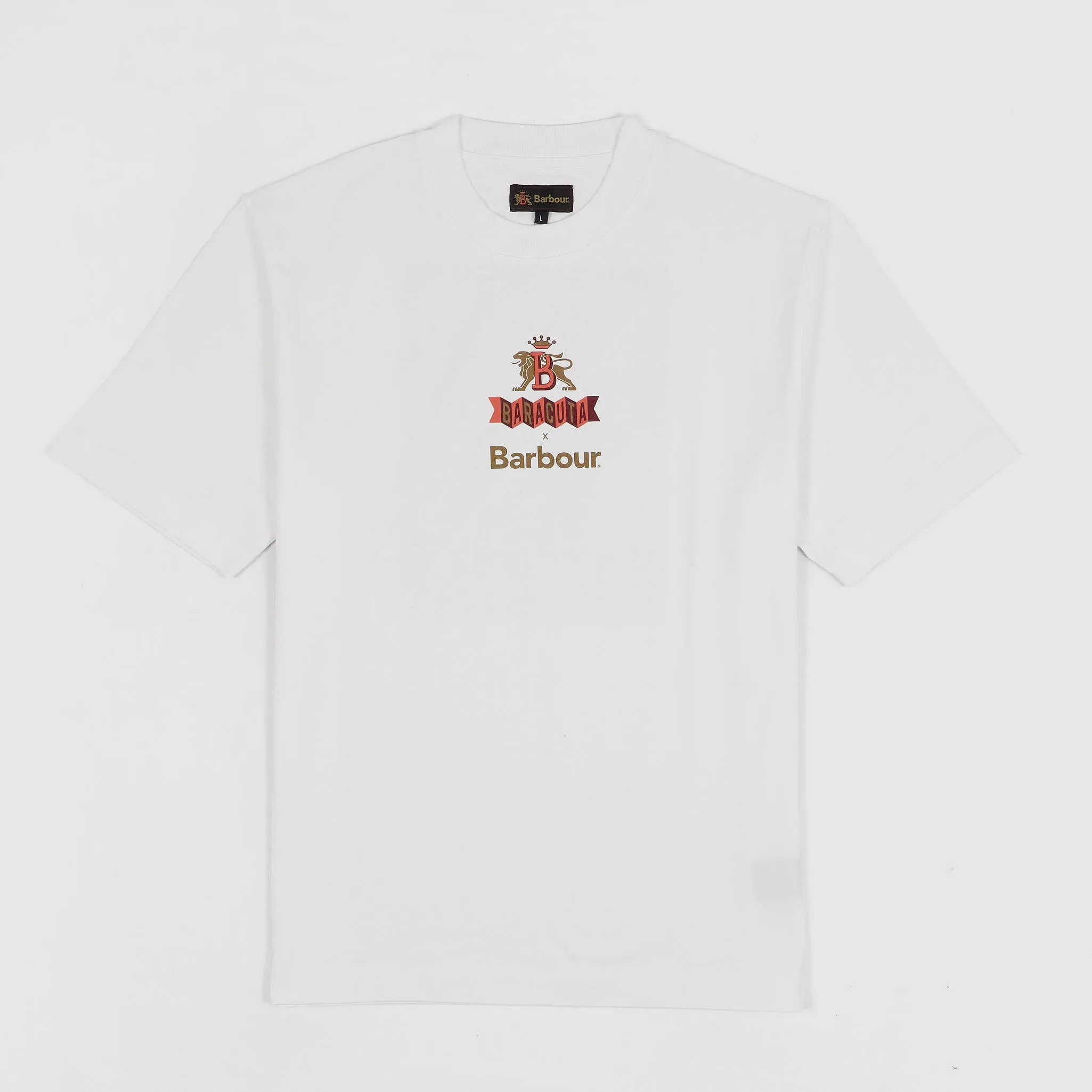 Baracuta x Barbour Archive Relaxed Crew Neck Printed T-Shirt sold by DeeCee style