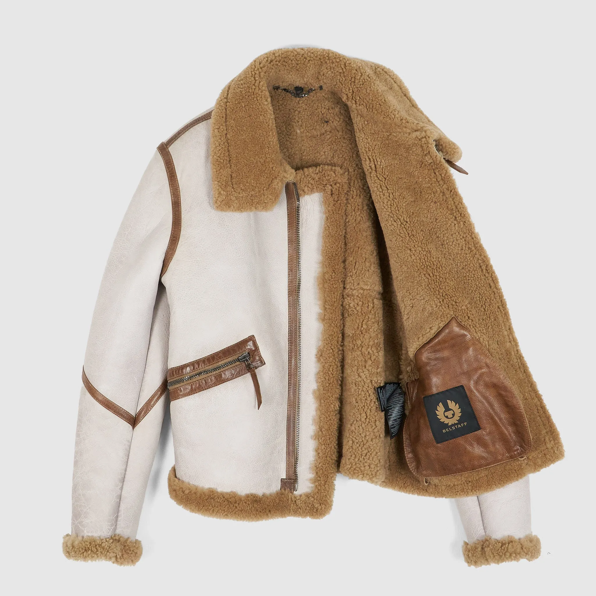 Belstaff Aviator Centenary Shearling Bomber Jacket sold by DeeCee style product image thumbnail 4
