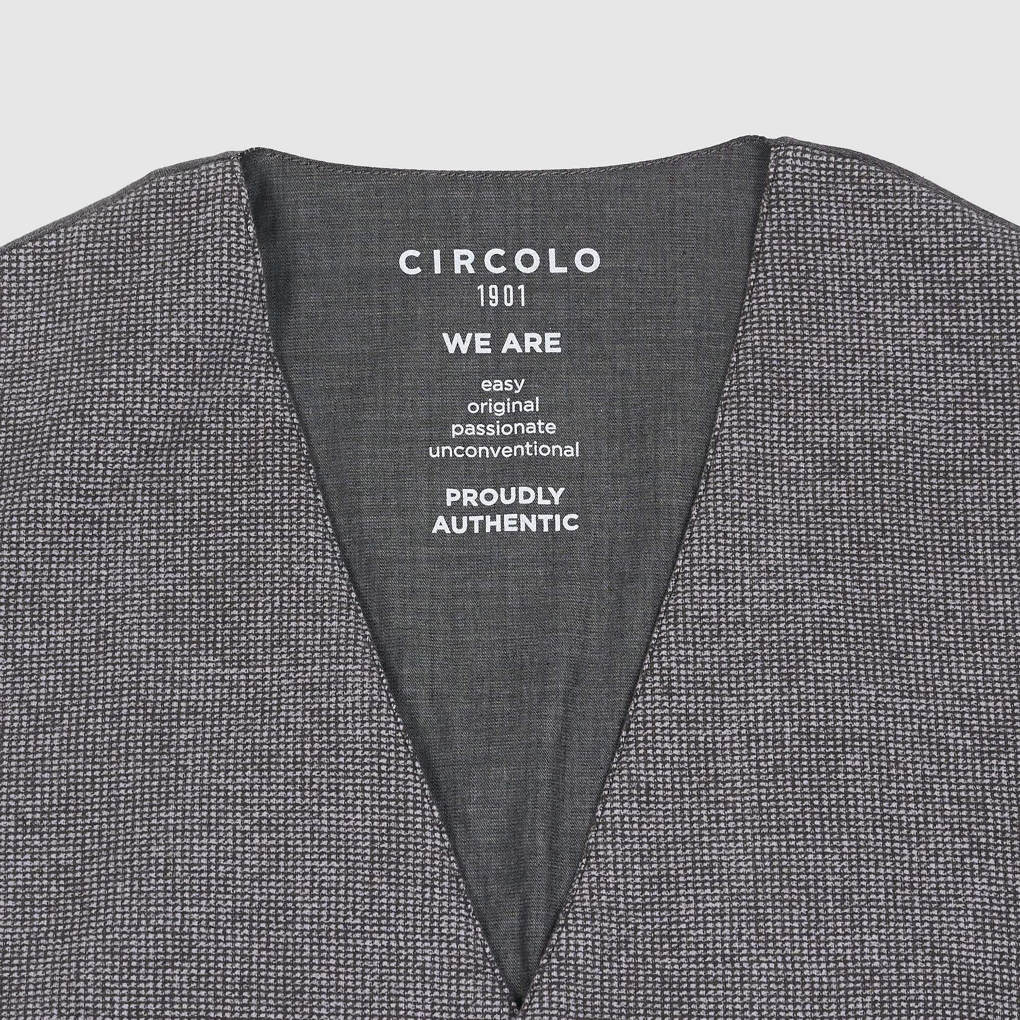 Circolo 1901 Easy Comfort Cotton Fleece Vest sold by DeeCee style product image thumbnail 2