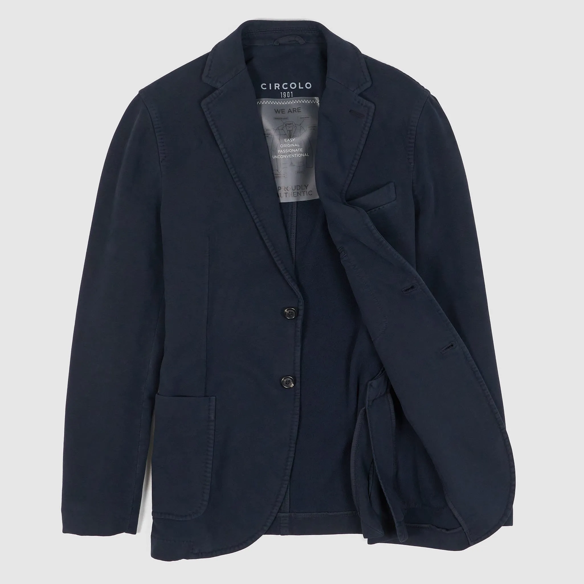 Circolo 1901 Man Easy Cotton Classic Blazer sold by DeeCee style product image thumbnail 2