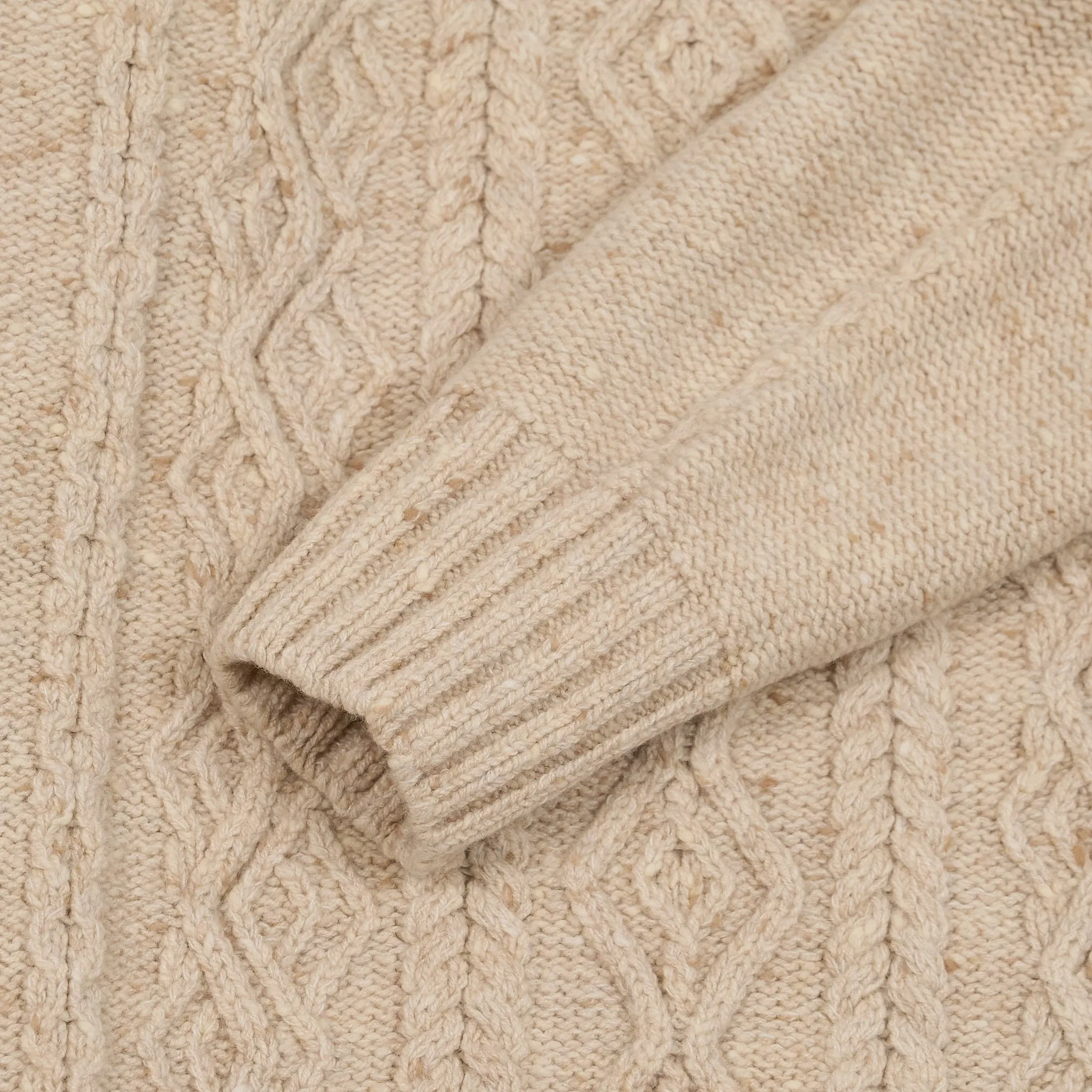 Inis Meáin Aran Cashmere/ Merino Wool Crew-Neck Pullover sold by DeeCee style product image thumbnail 5