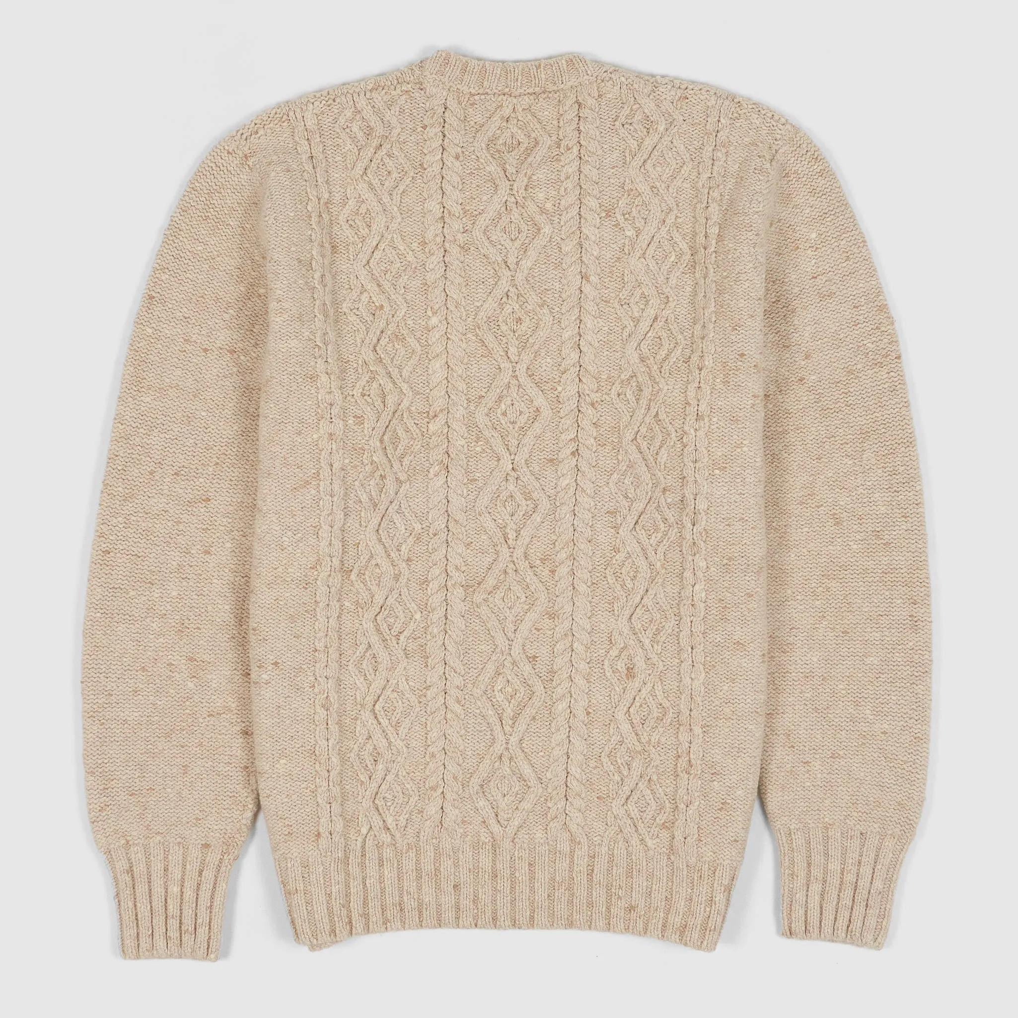 Inis Meáin Aran Cashmere/ Merino Wool Crew-Neck Pullover sold by DeeCee style product image thumbnail 2