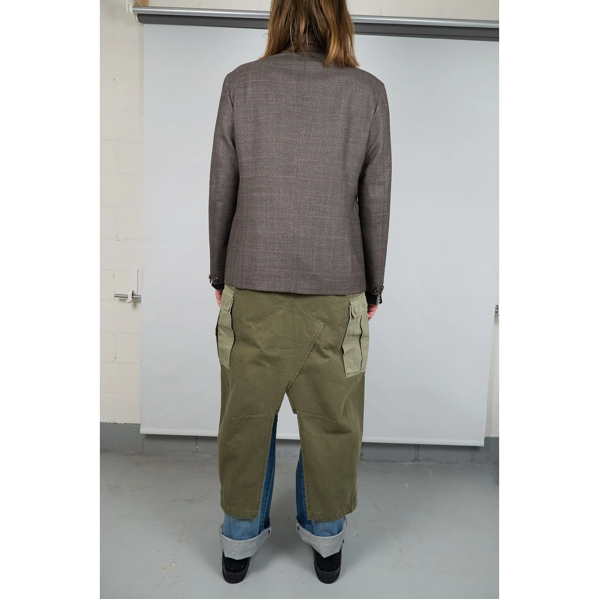 Junya Watanabe Man Wool Blazer W/Attached Cargo Trousers sold by DeeCee style product image thumbnail 3