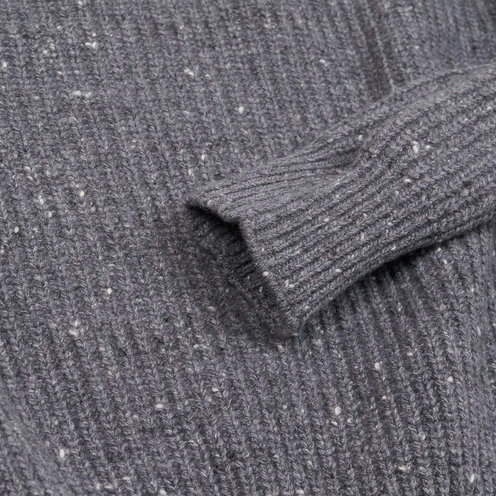 Inis Meáin Boat Builder Merino Cashmere Knitted Roll-Neck Jumper sold by DeeCee style product image thumbnail 5