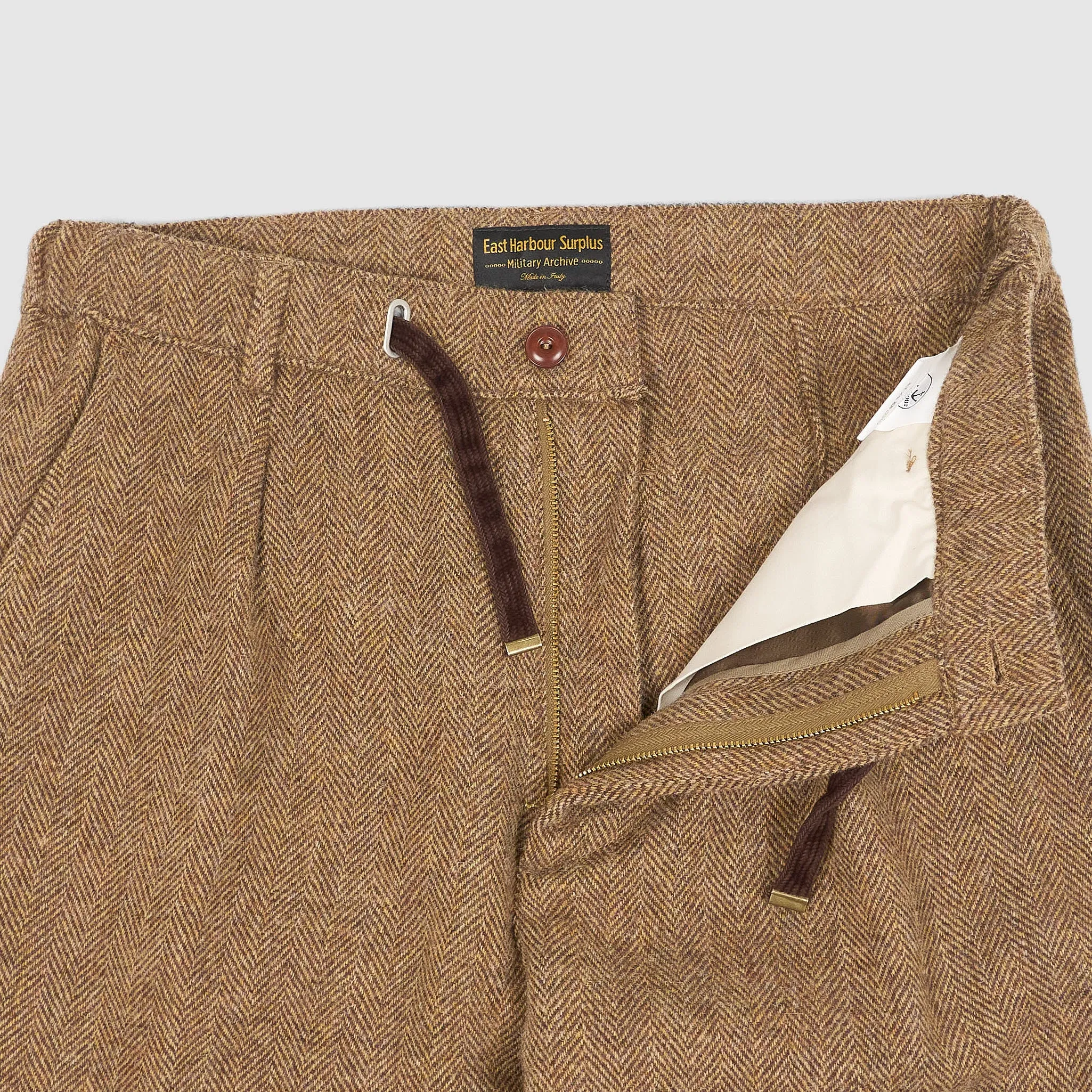 East Harbour Surplus Herringbone Wool Relaxed Chino Pants sold by DeeCee style product image thumbnail 4
