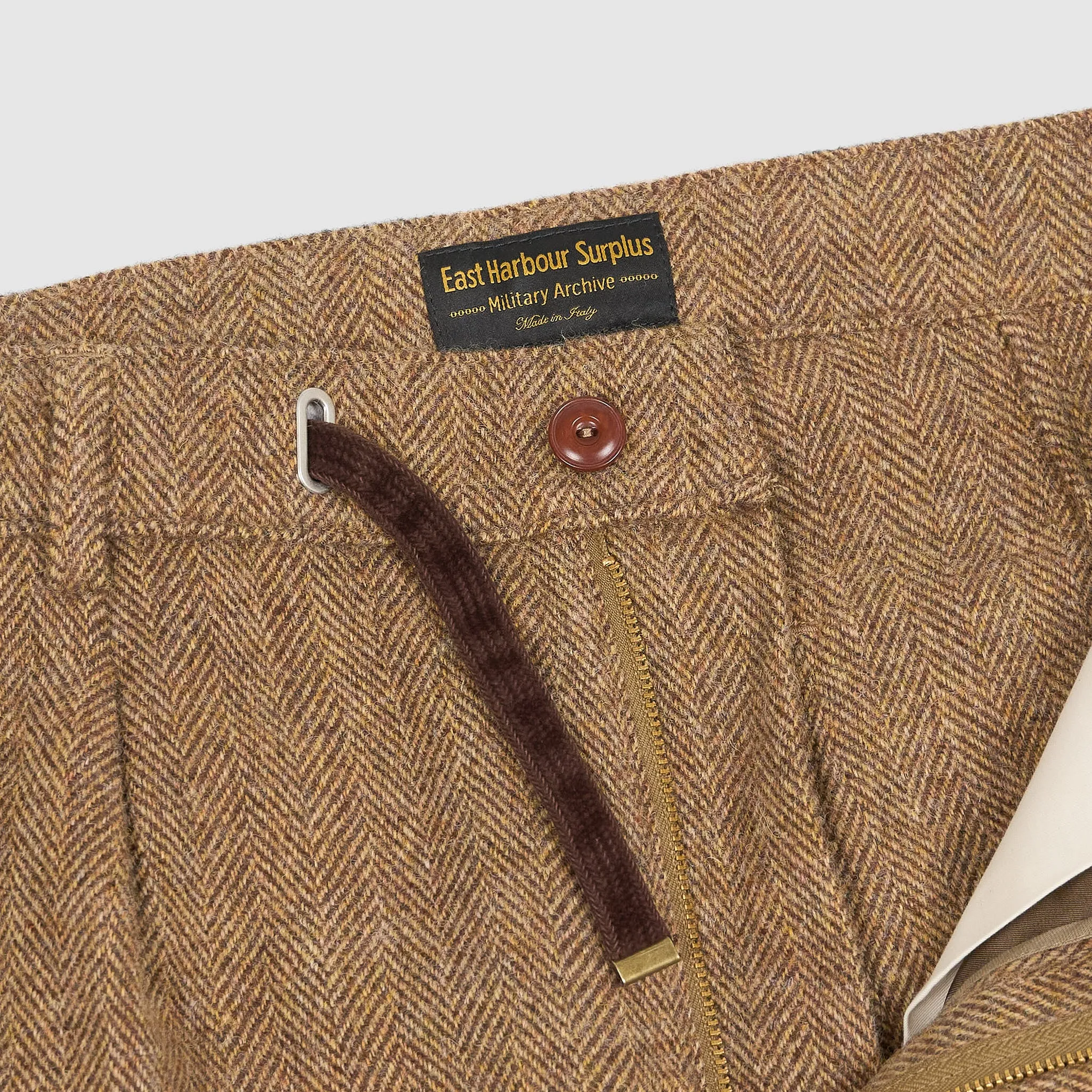 East Harbour Surplus Herringbone Wool Relaxed Chino Pants sold by DeeCee style product image thumbnail 5