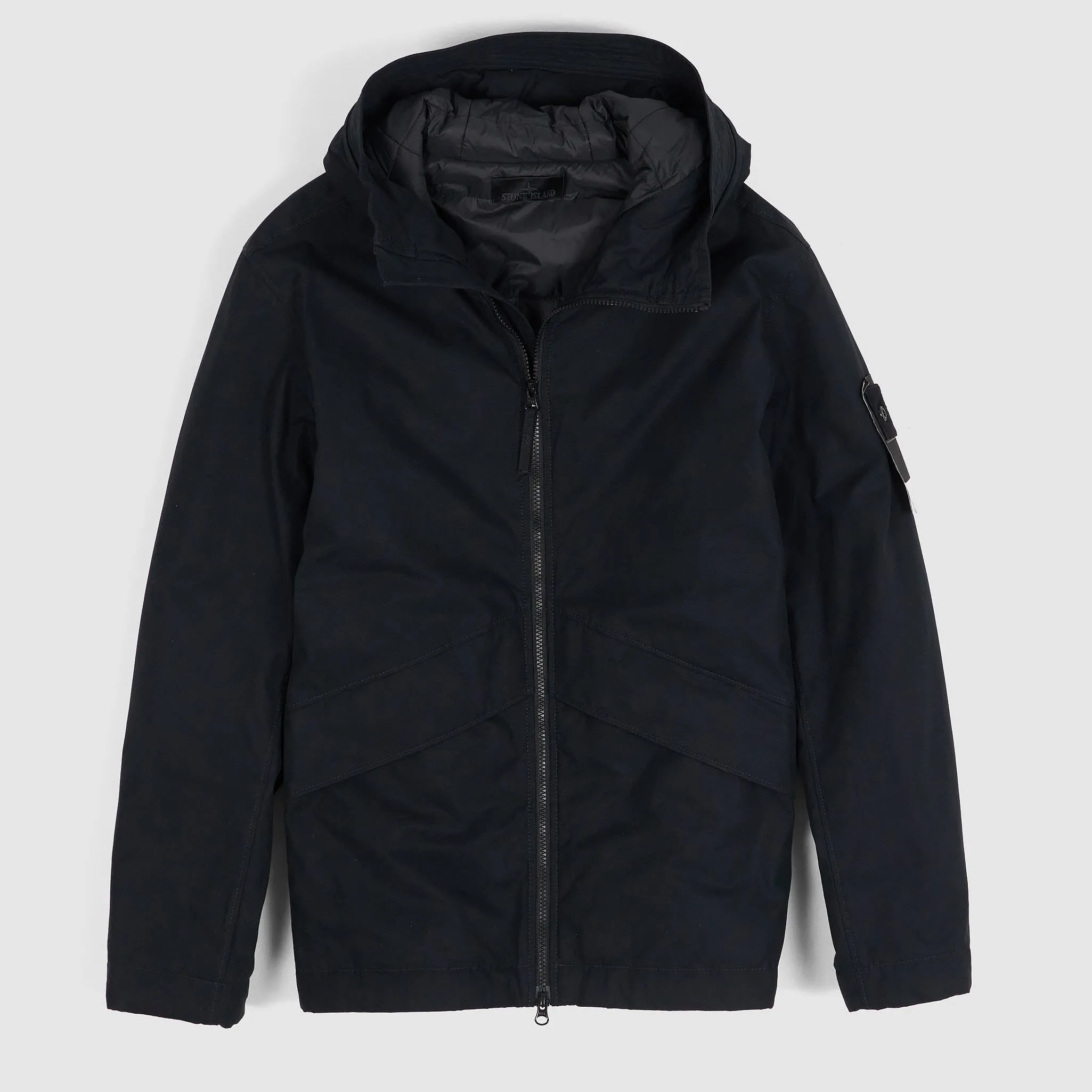 Stone Island Ghost Piece Water-resistant Cotton Hooded Short Parka sold by DeeCee style