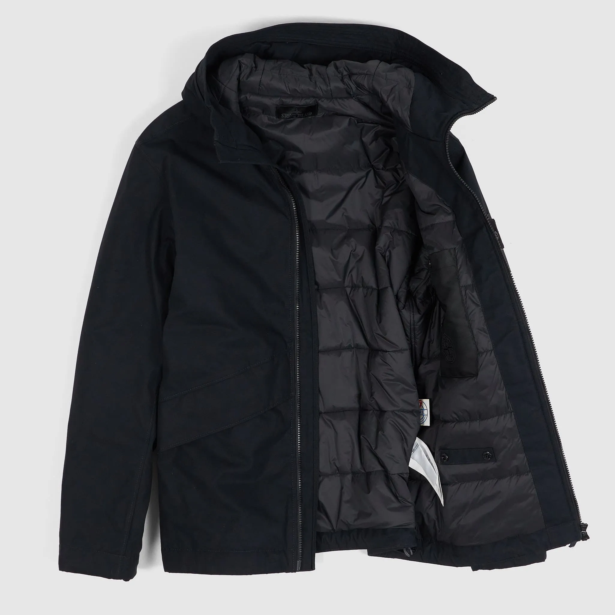 Stone Island Ghost Piece Water-resistant Cotton Hooded Short Parka sold by DeeCee style product image thumbnail 2