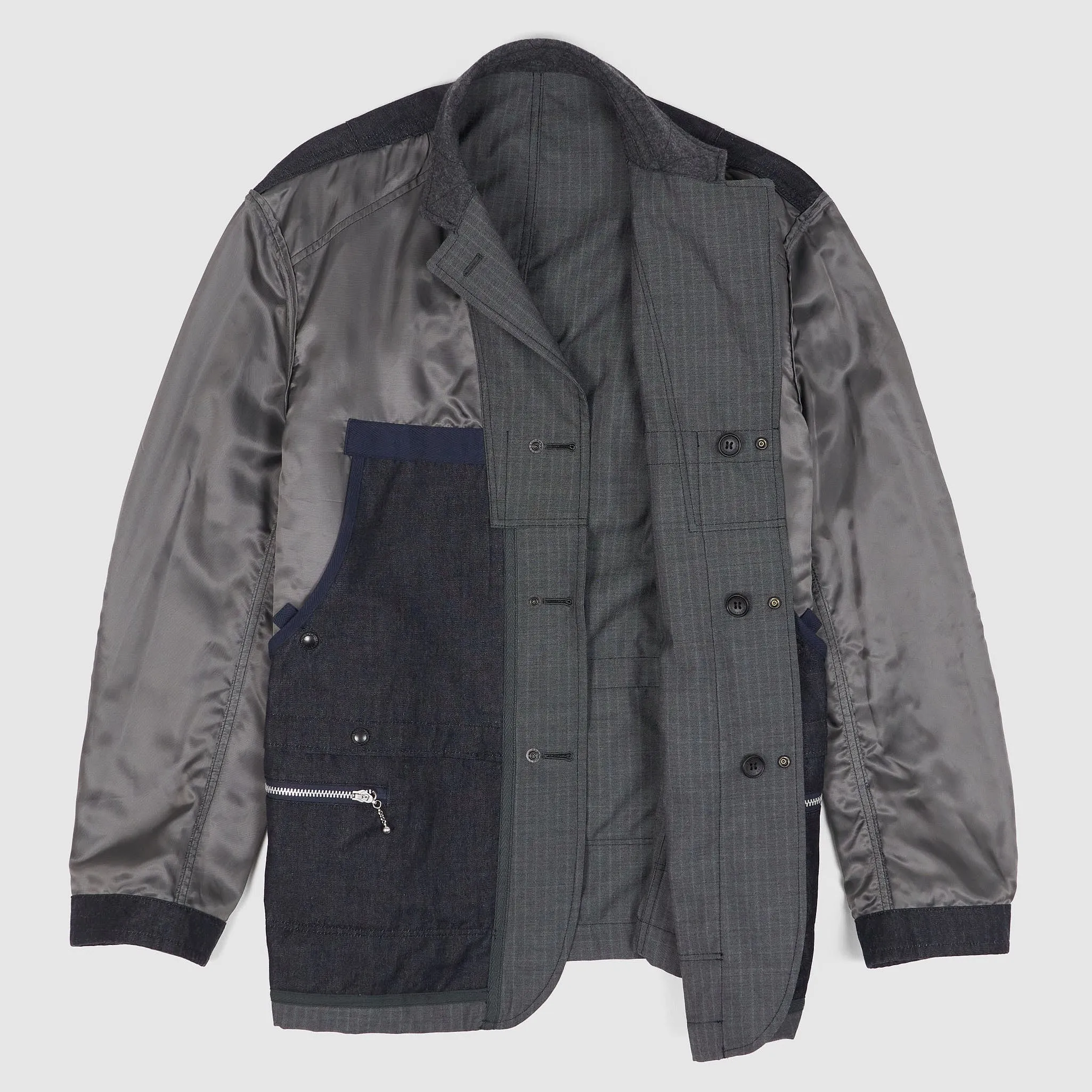 Junya Watanabe MAN Reversible Pinstripe Blazer sold by DeeCee style product image thumbnail 4