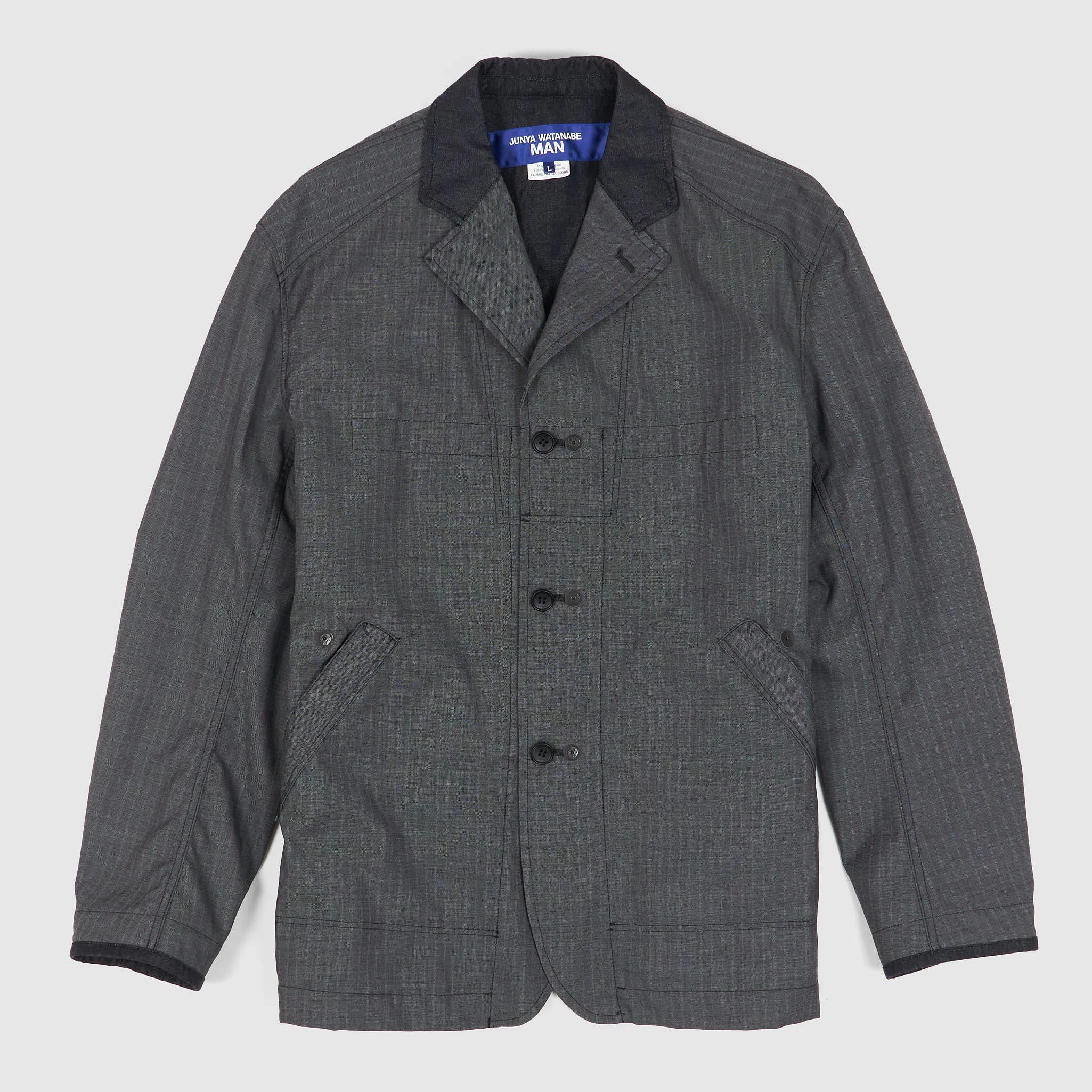 Junya Watanabe MAN Reversible Pinstripe Blazer sold by DeeCee style