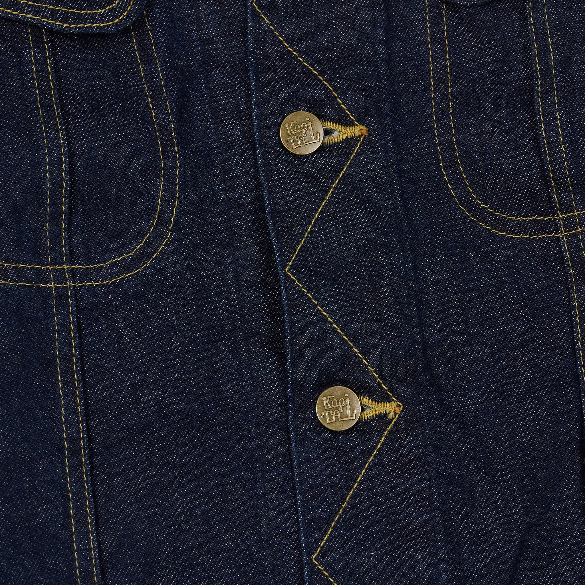 Kapital Bone Tuxedo Bone Embroidered 11,5 Oz. Denim jacket sold by DeeCee style product image thumbnail 4