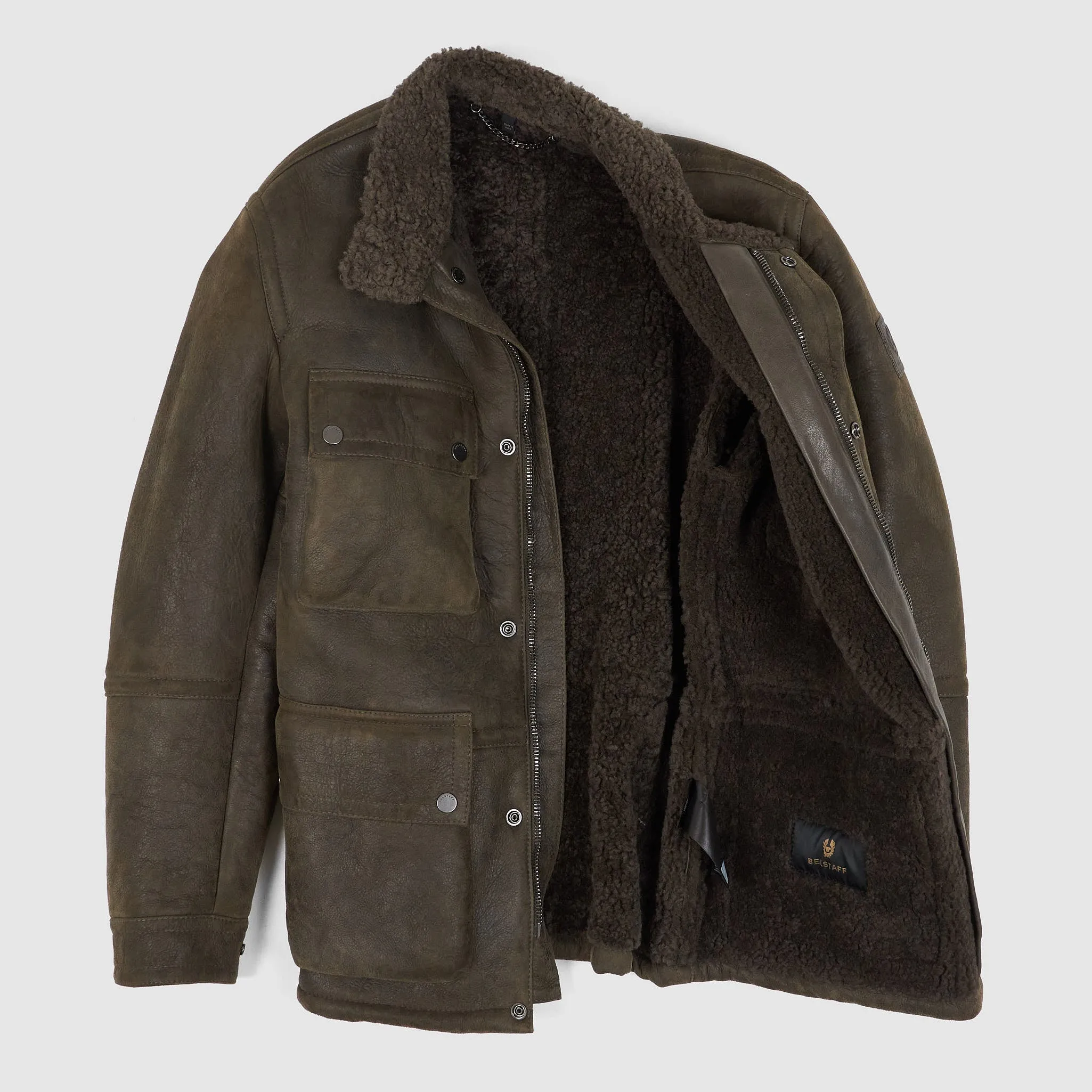 Belstaff Trailmaster Tribute Shearling Leather Coat sold by DeeCee style product image thumbnail 2