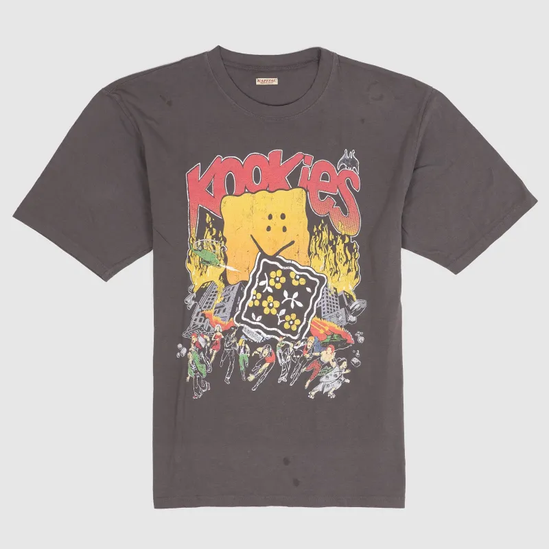 Kapital Buster Kookies Bowy Printed Crew Neck T-Shirt sold by DeeCee style