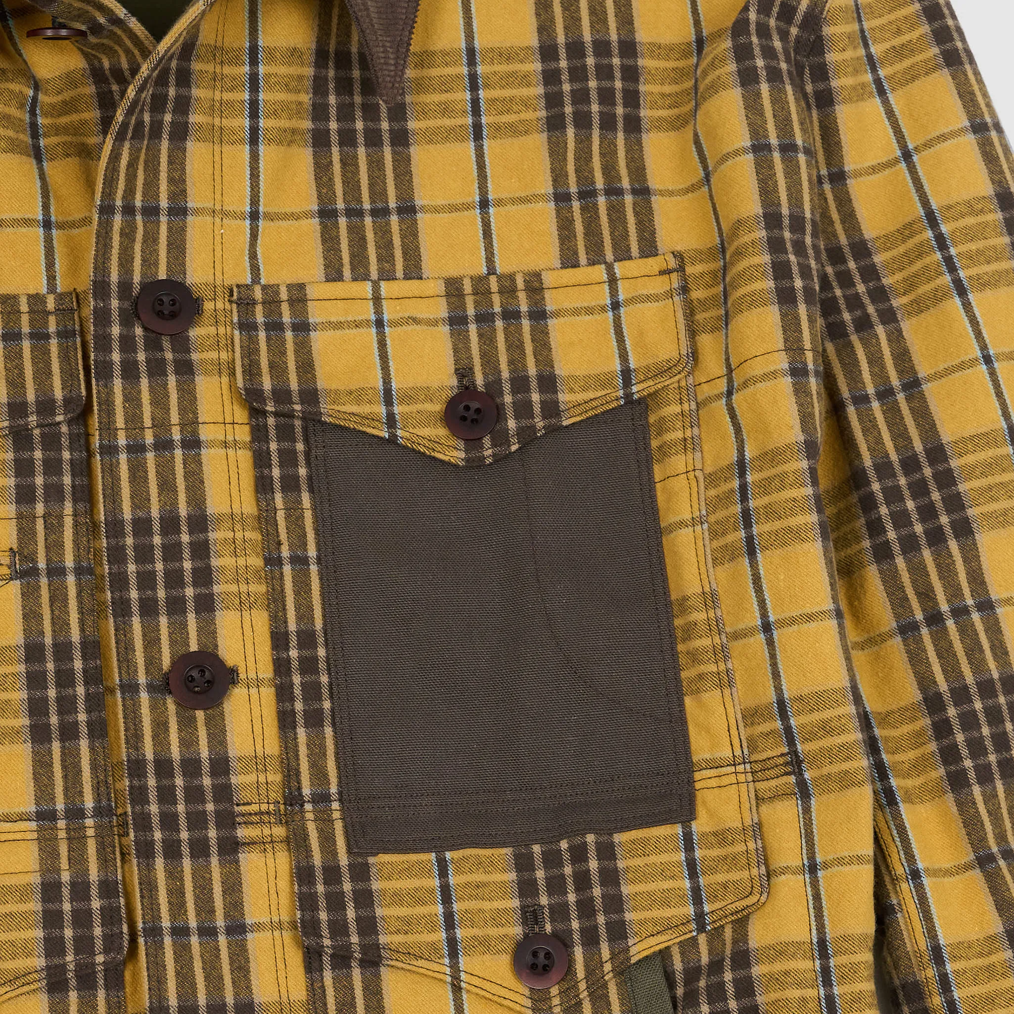 Junya Watanabe MAN Plaid Work Jacket With Camouflage Lining sold by DeeCee style product image thumbnail 4