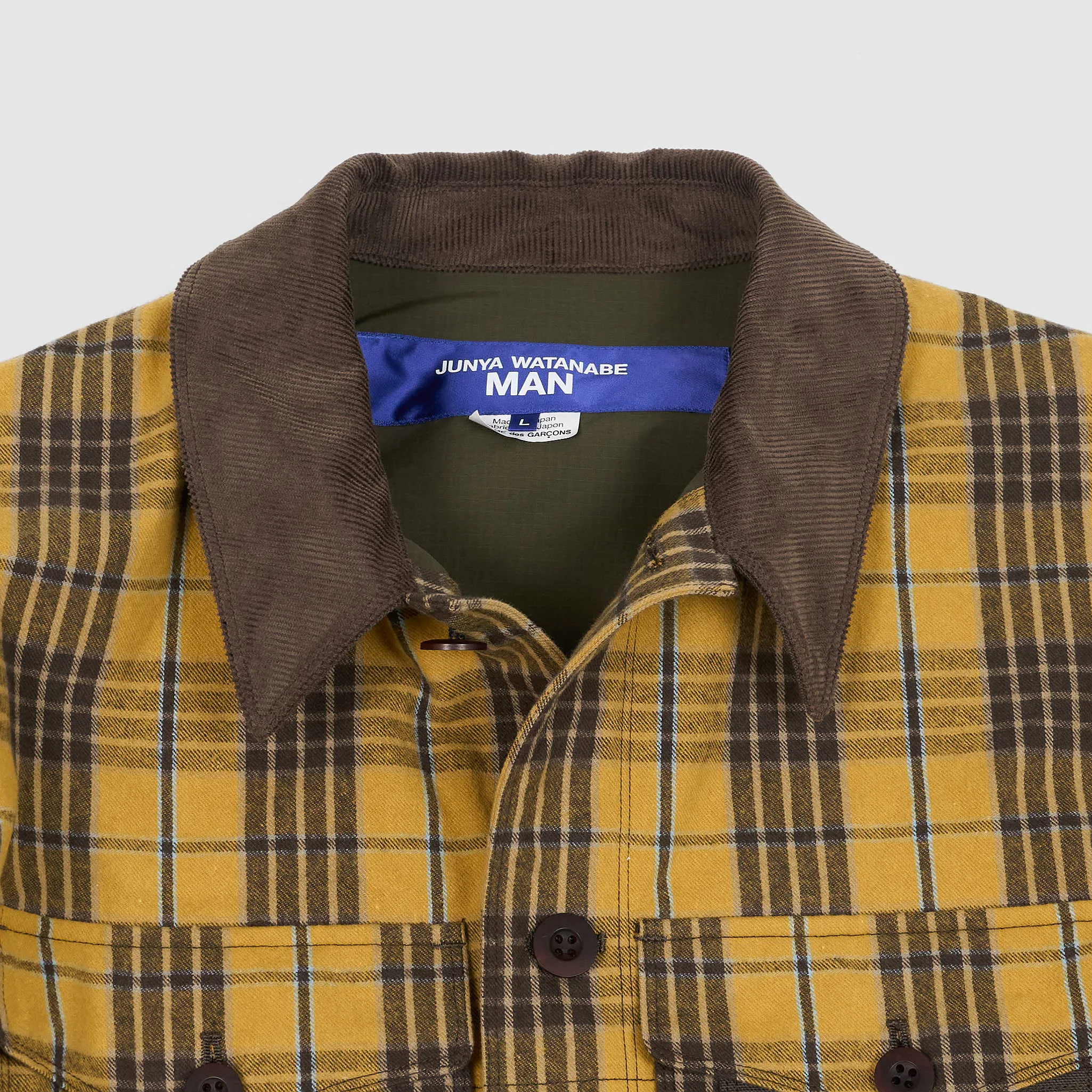 Junya Watanabe MAN Plaid Work Jacket With Camouflage Lining sold by DeeCee style product image thumbnail 3