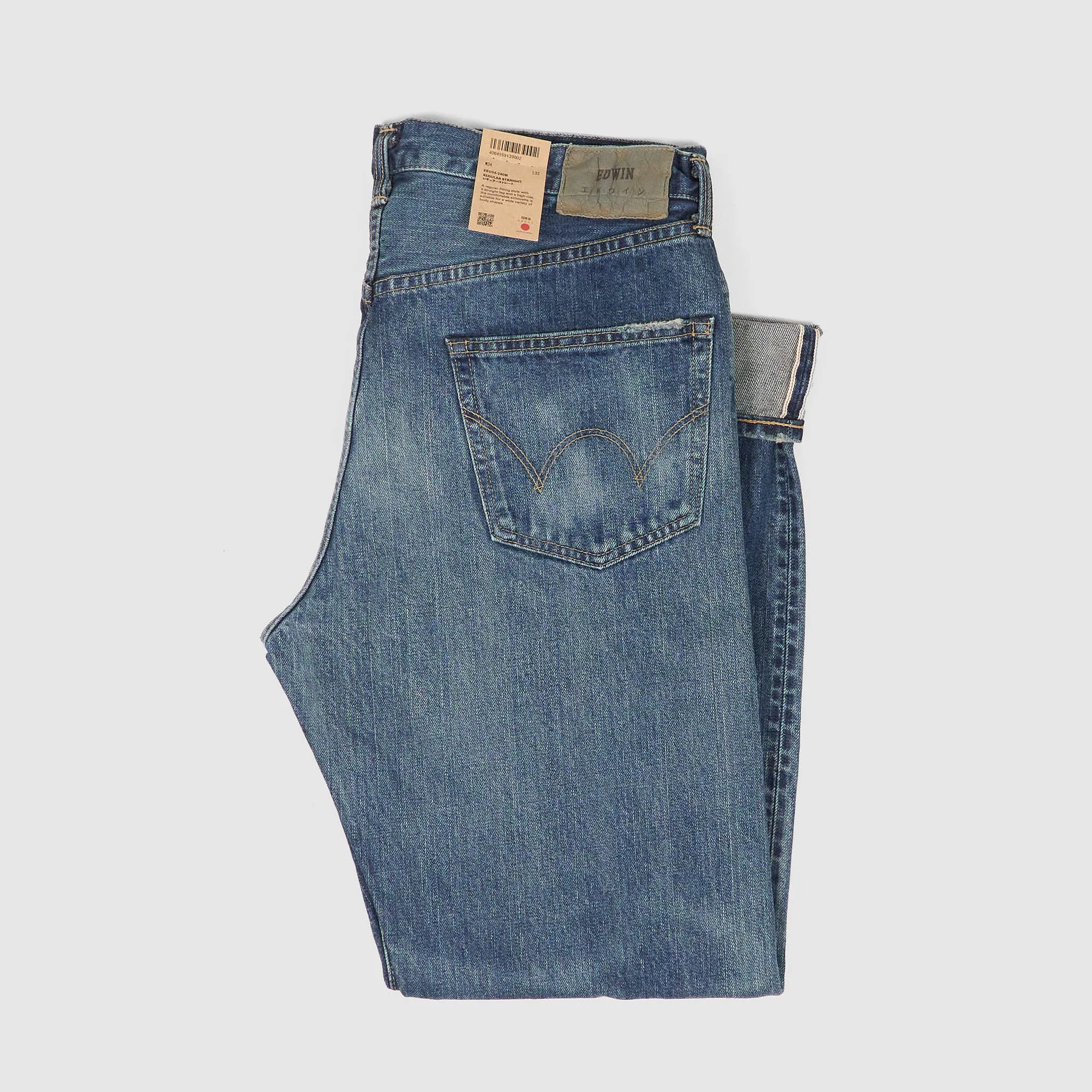 Edwin 5-Pocket Regular Straight Kurabo 14oz. Jeans sold by DeeCee style product image thumbnail 2