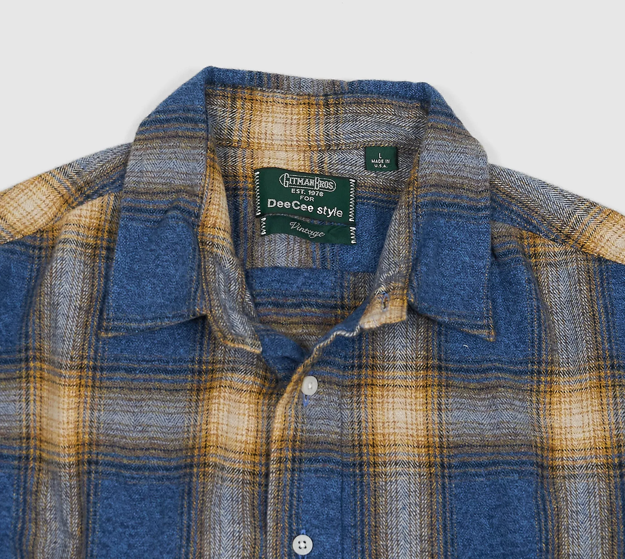 Gitman Vintage Check Flannel Shirt sold by DeeCee style product image thumbnail 3