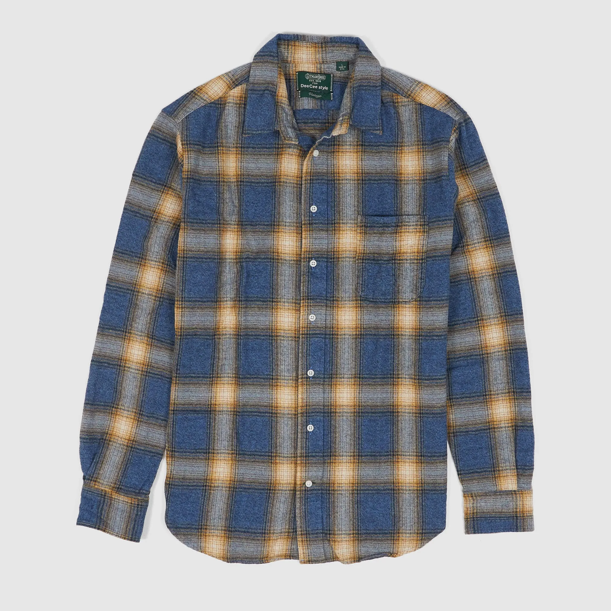 Gitman Vintage Check Flannel Shirt sold by DeeCee style